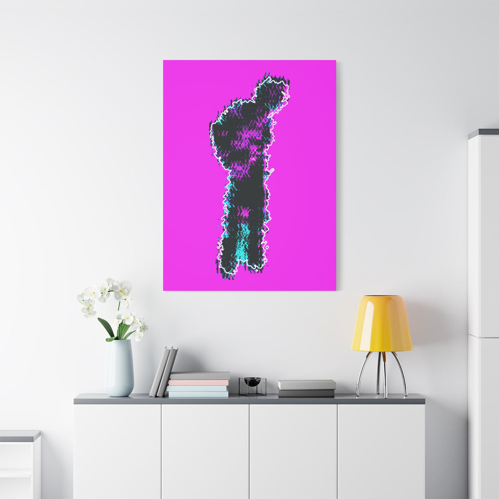Distorted Matte Canvas