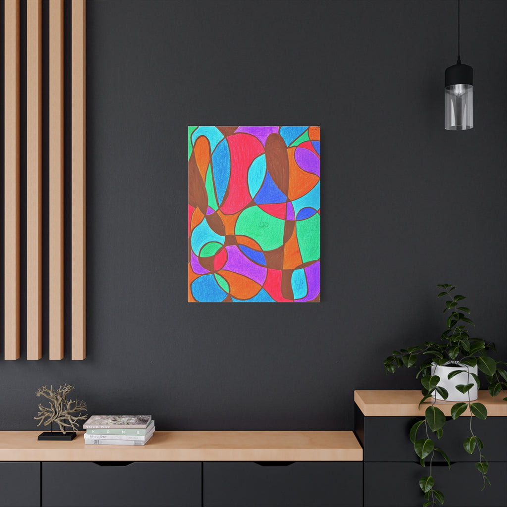 Kaleidoscope Matte Canvas
