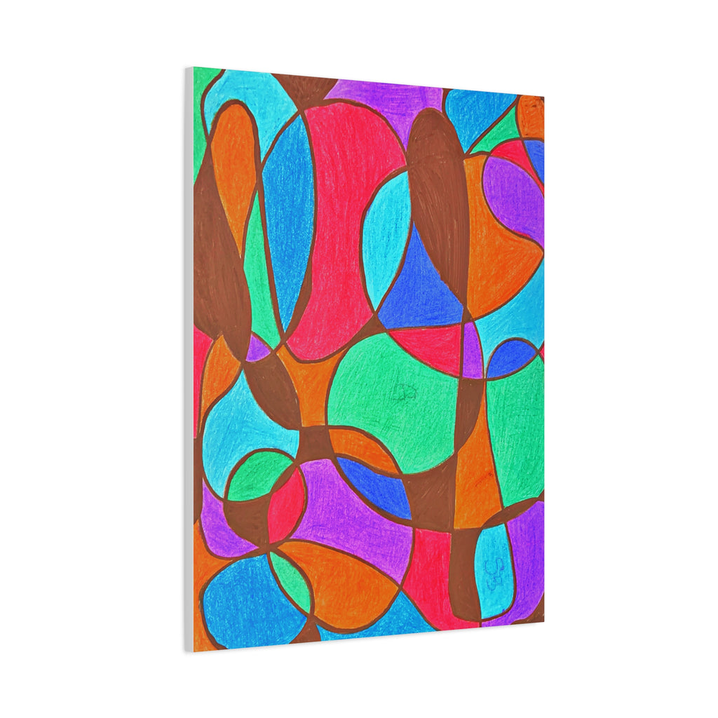 Kaleidoscope Matte Canvas