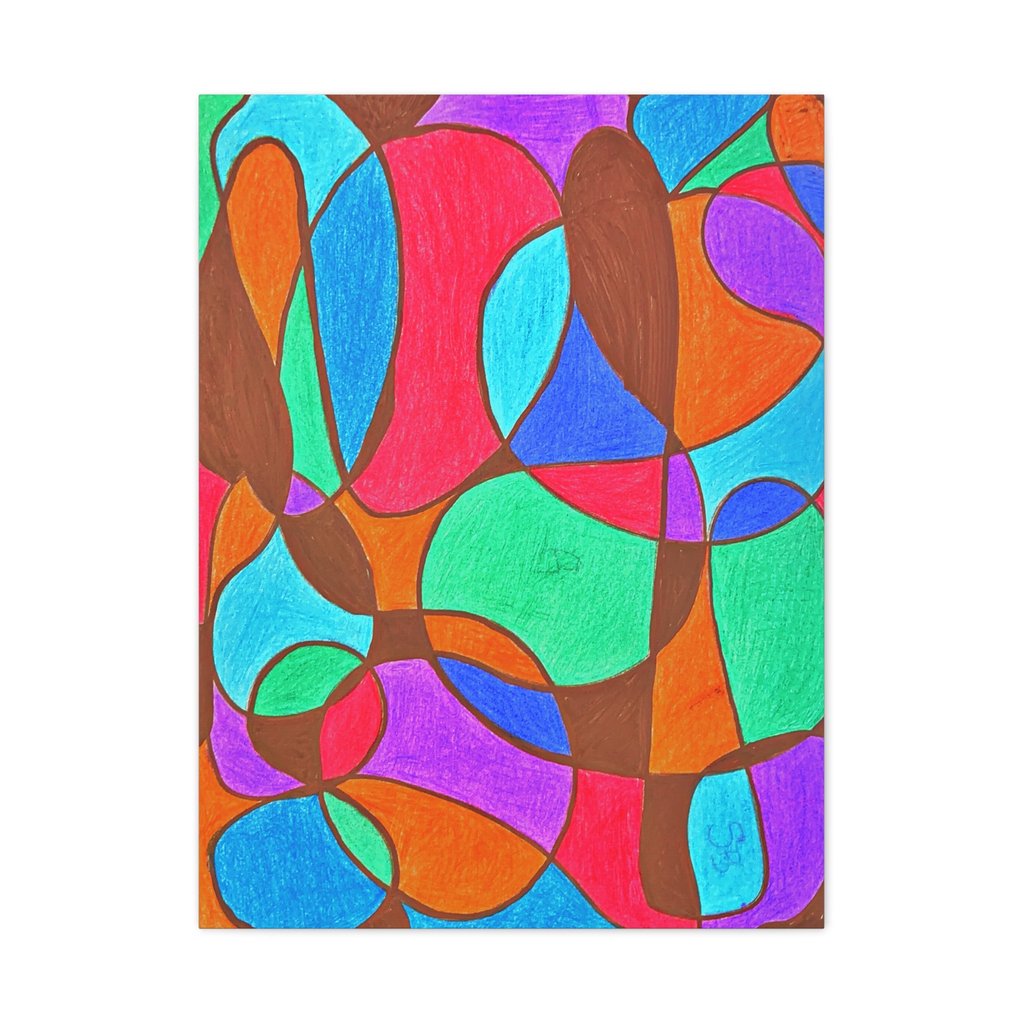 Kaleidoscope Matte Canvas