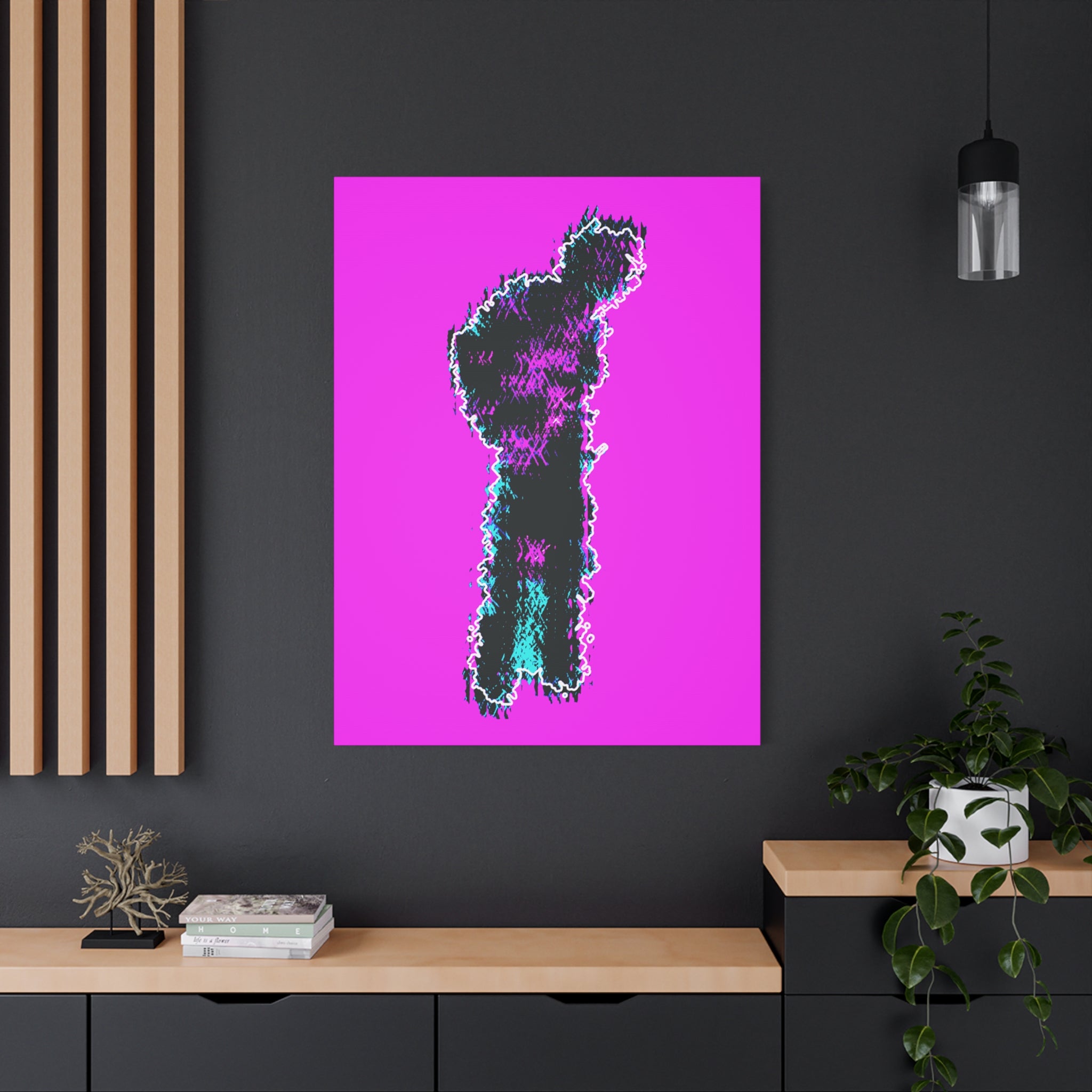 Distorted Matte Canvas