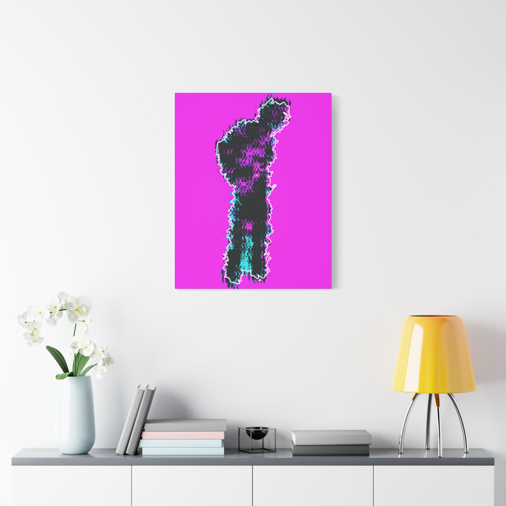 Distorted Matte Canvas