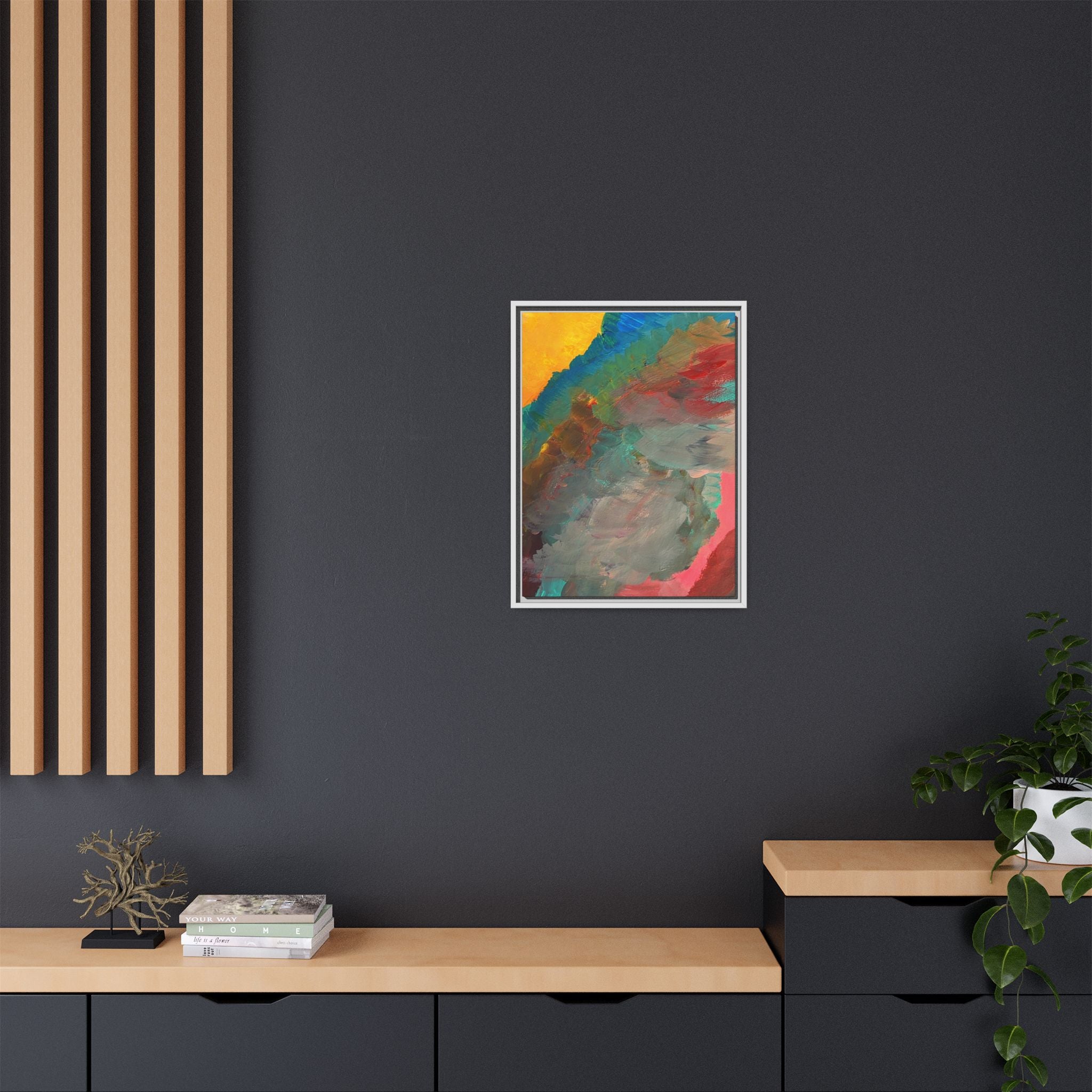 Asunder Matte Canvas Print — Framed Wall Art