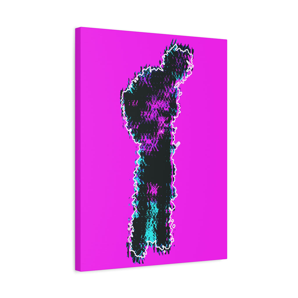 Distorted Matte Canvas