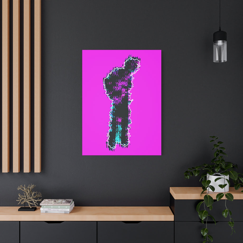 Distorted Matte Canvas