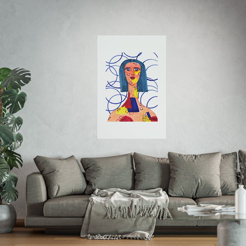 Puzzled Poster