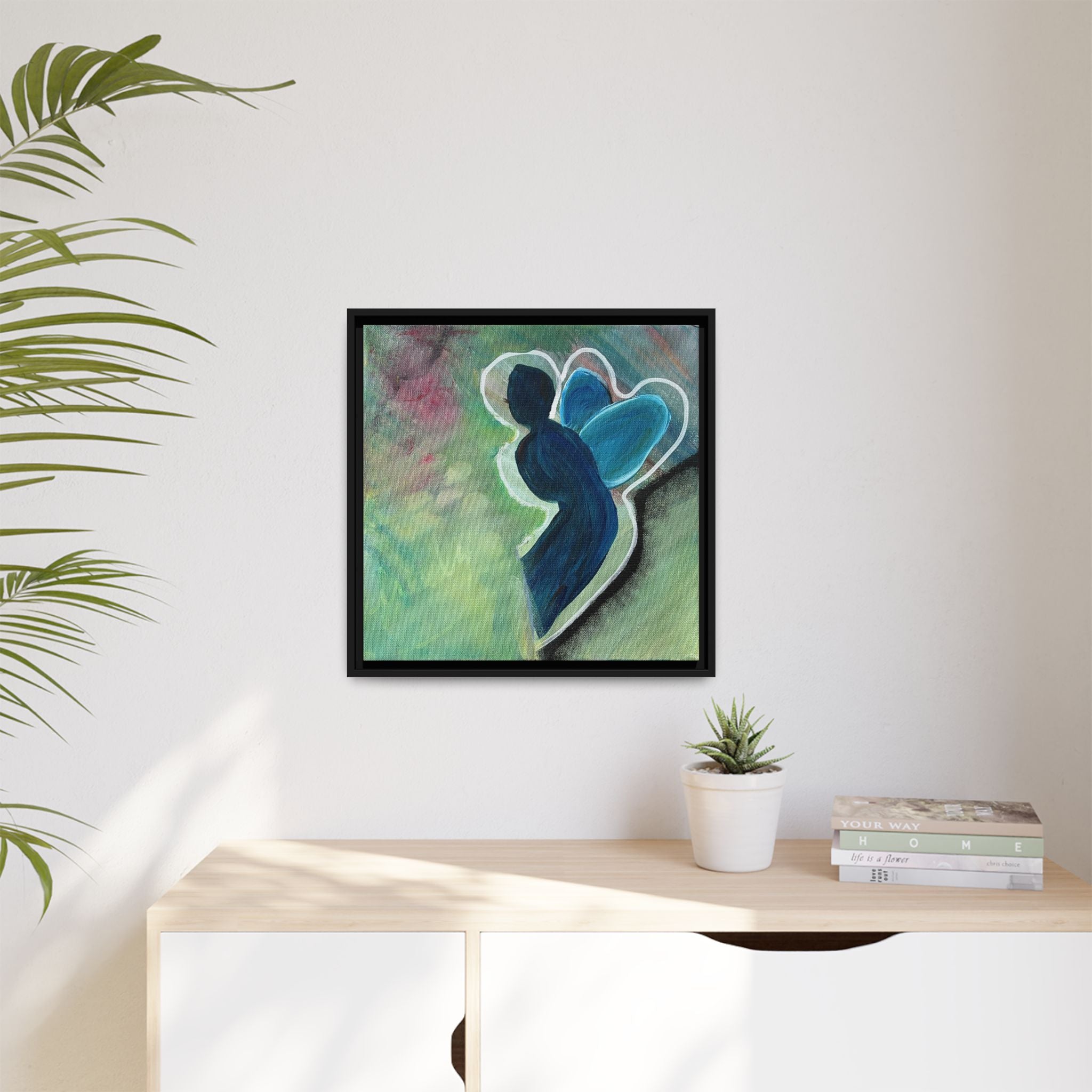 Flit Matte Canvas Print — Framed Wall Art