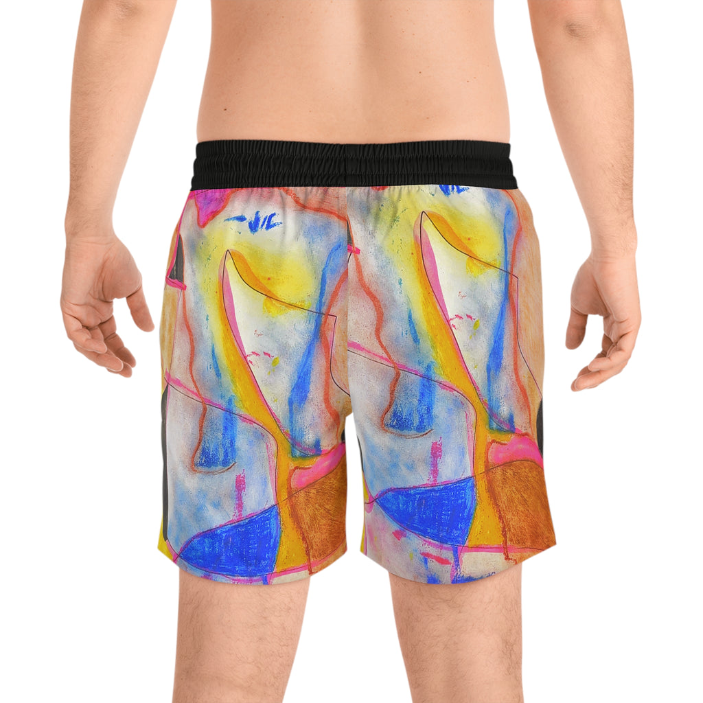 Abstract Swim Shorts