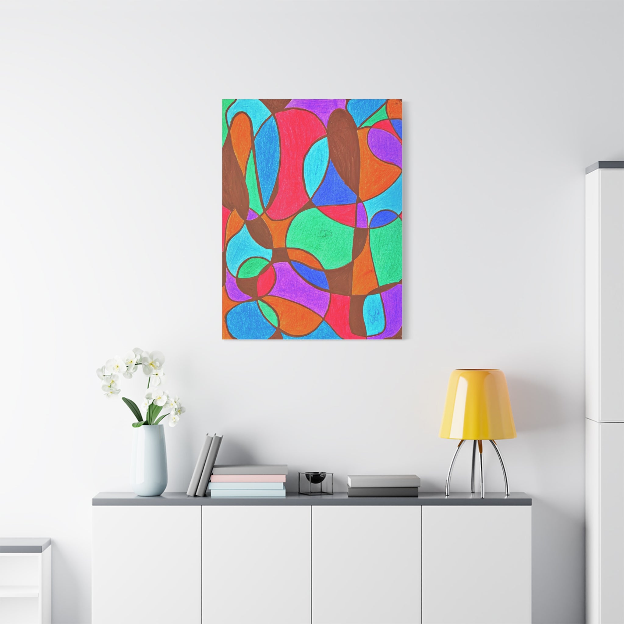 Kaleidoscope Matte Canvas