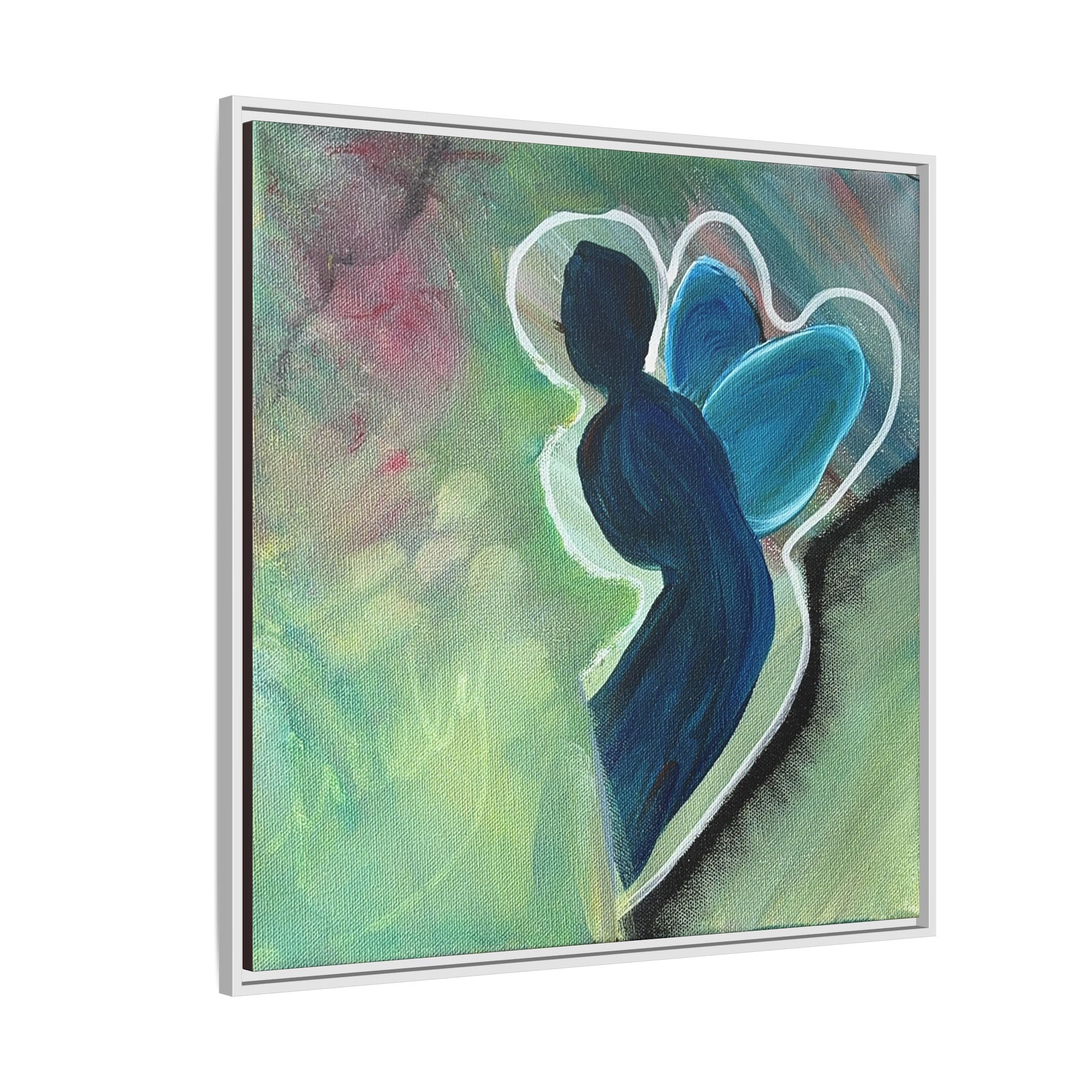 Flit Matte Canvas Print — Framed Wall Art