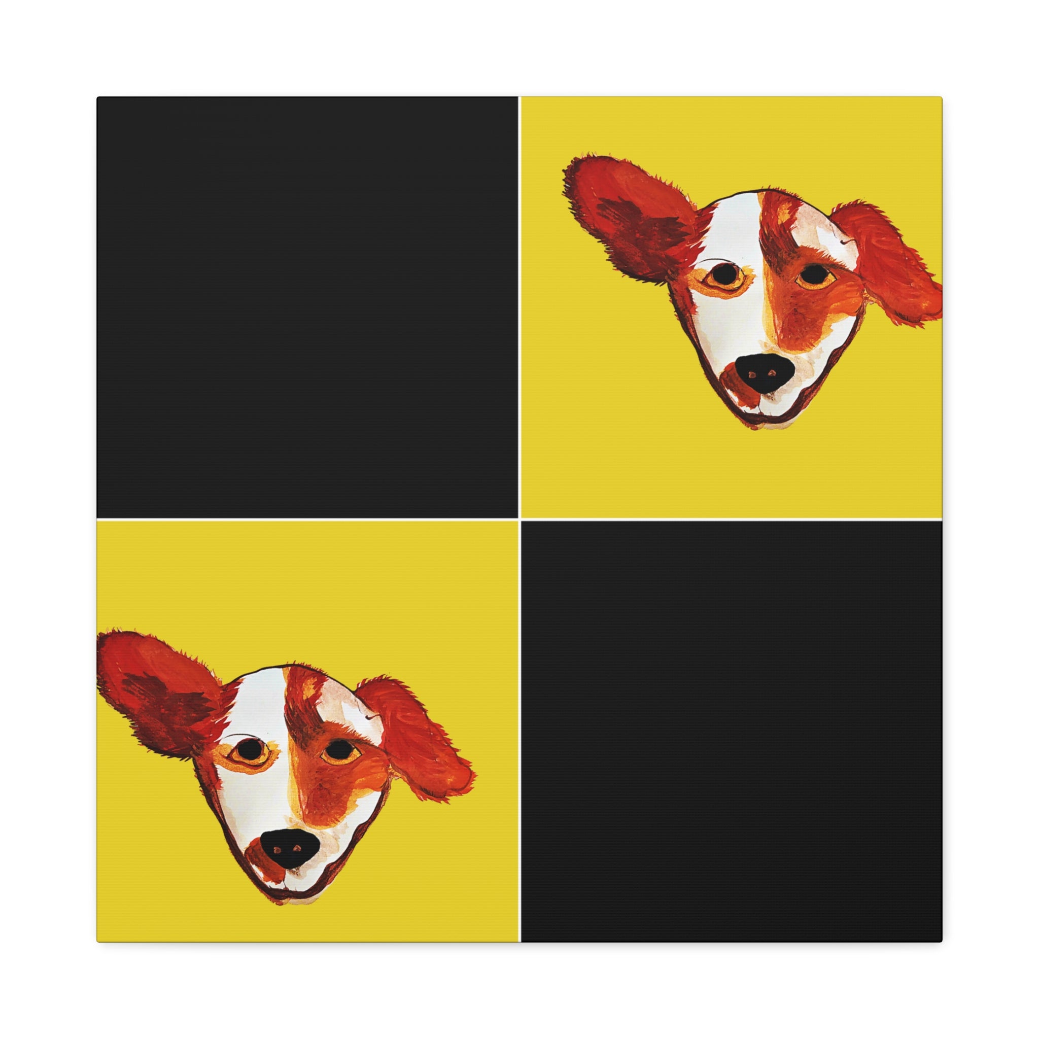 Preppy Pup Matte Canvas