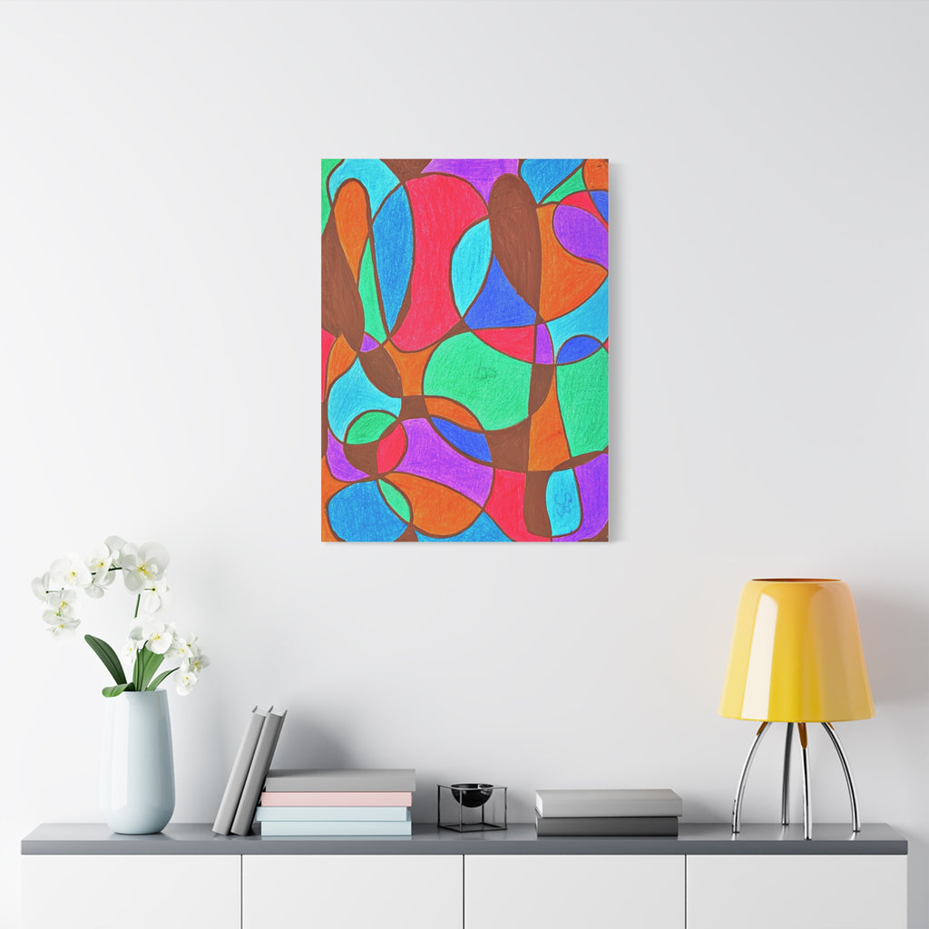 Kaleidoscope Matte Canvas