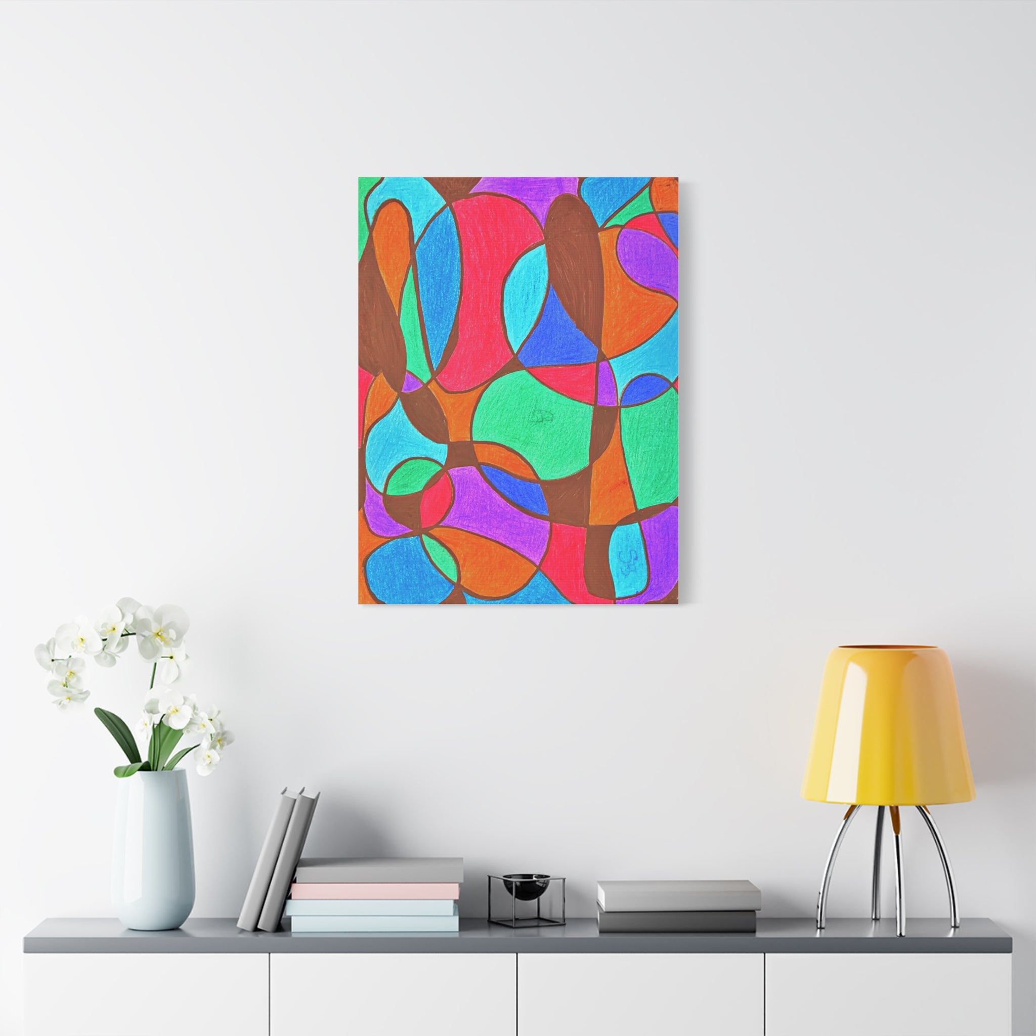 Kaleidoscope Matte Canvas