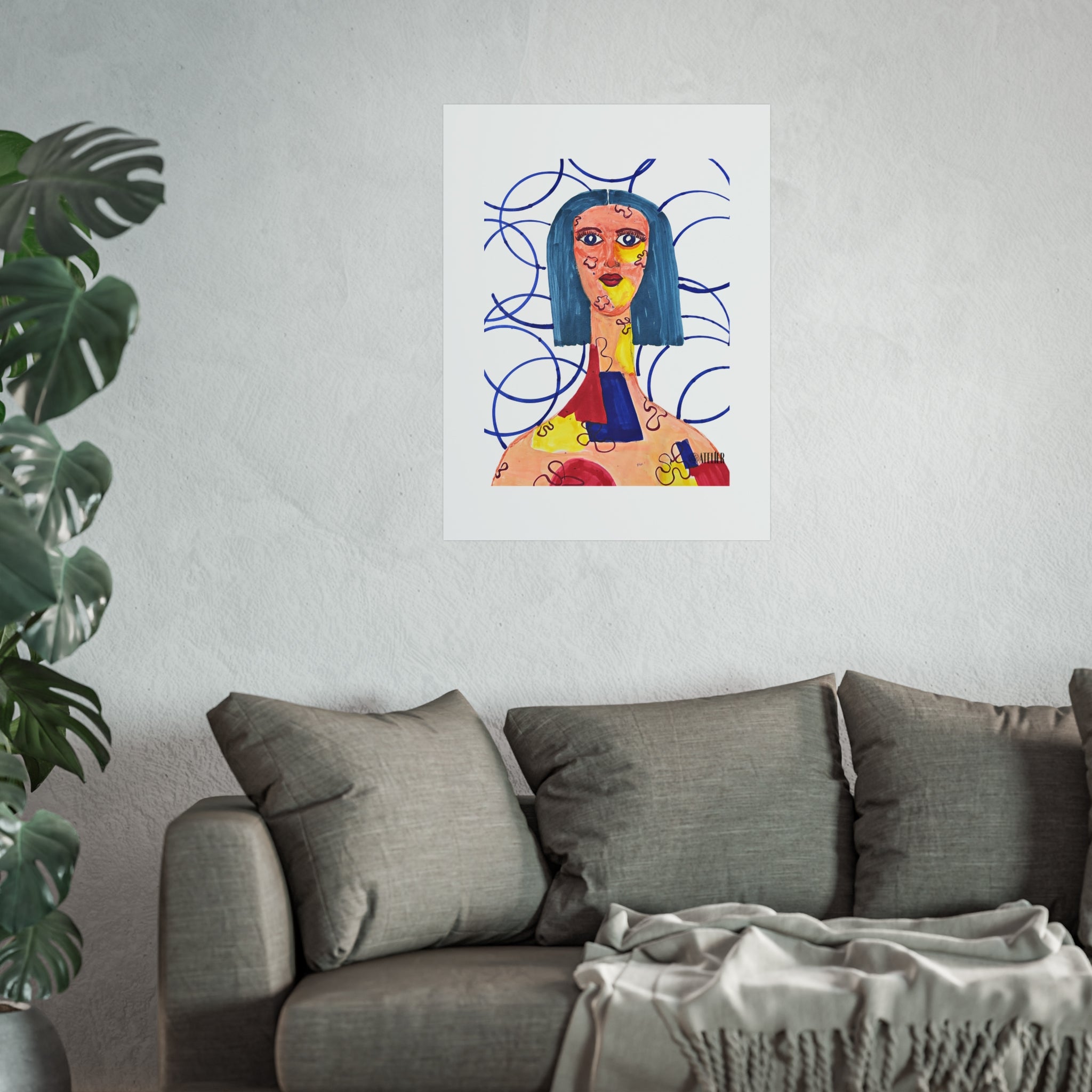 Puzzled Poster