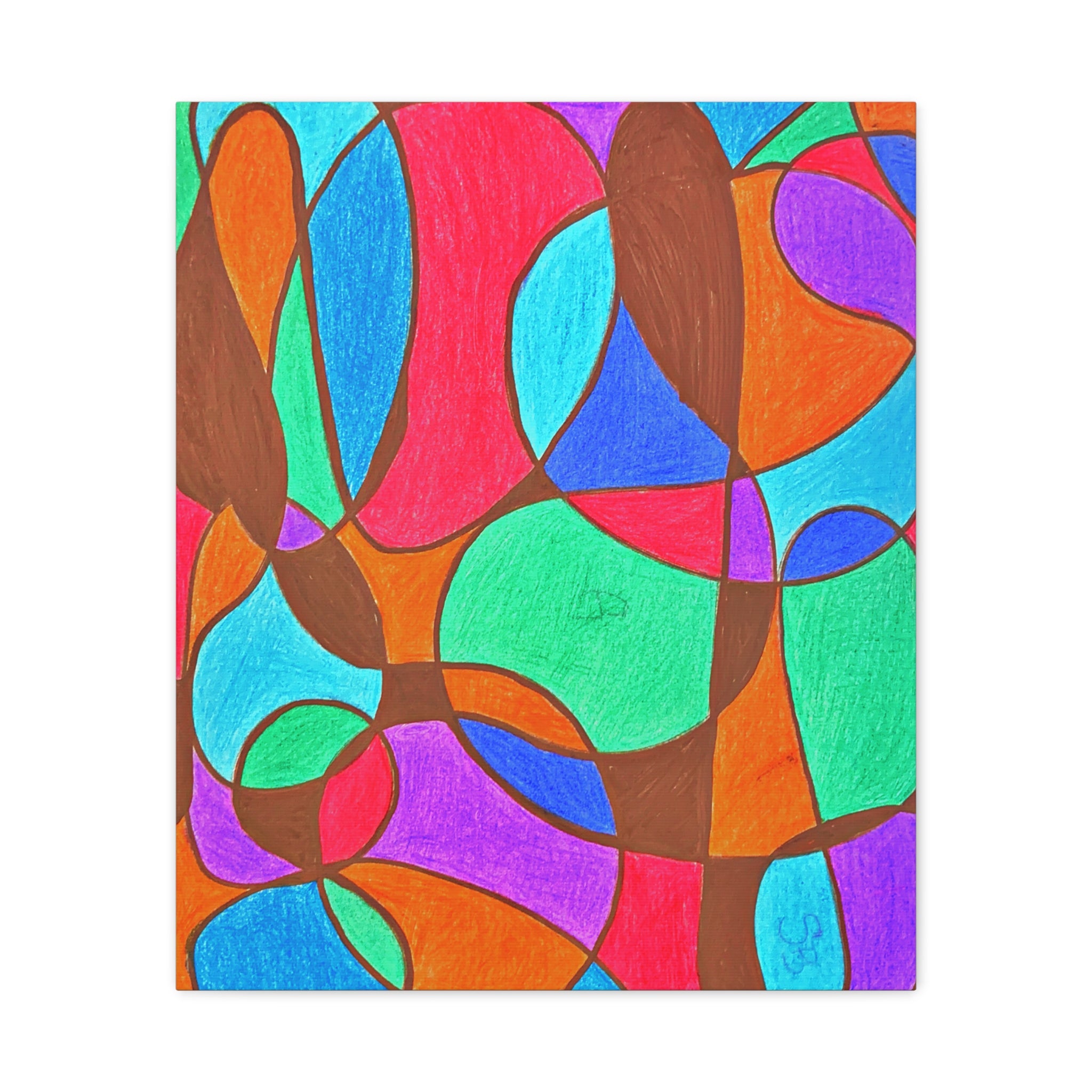 Kaleidoscope Matte Canvas