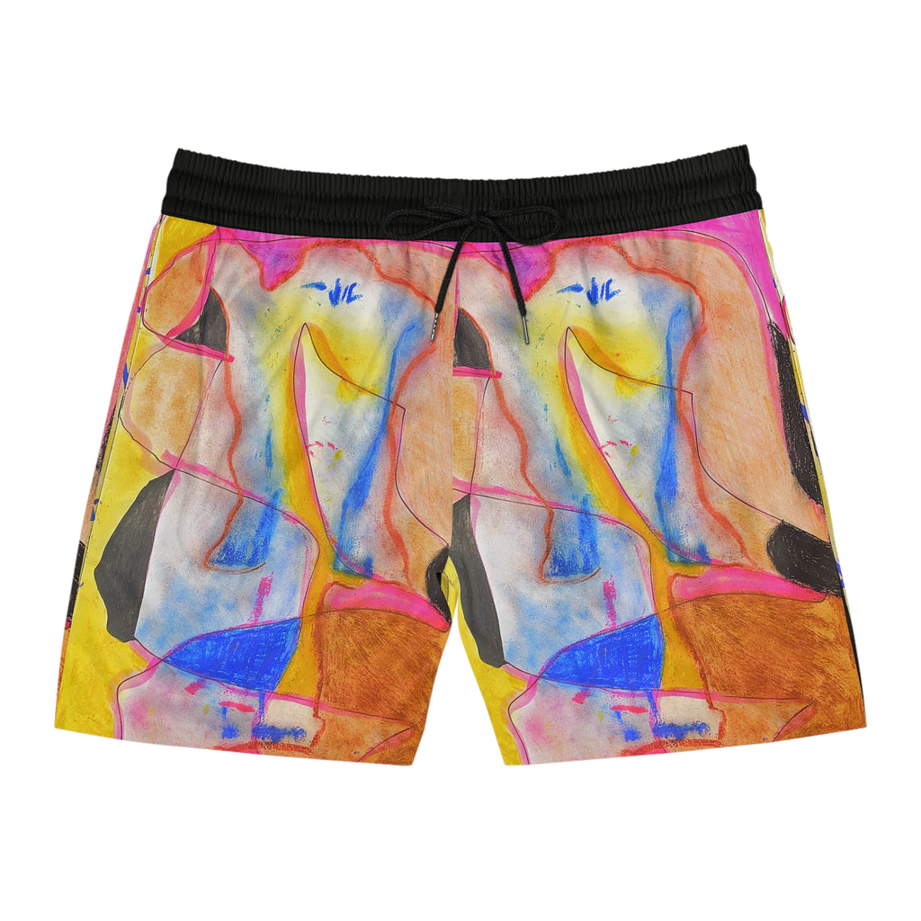 Abstract Swim Shorts