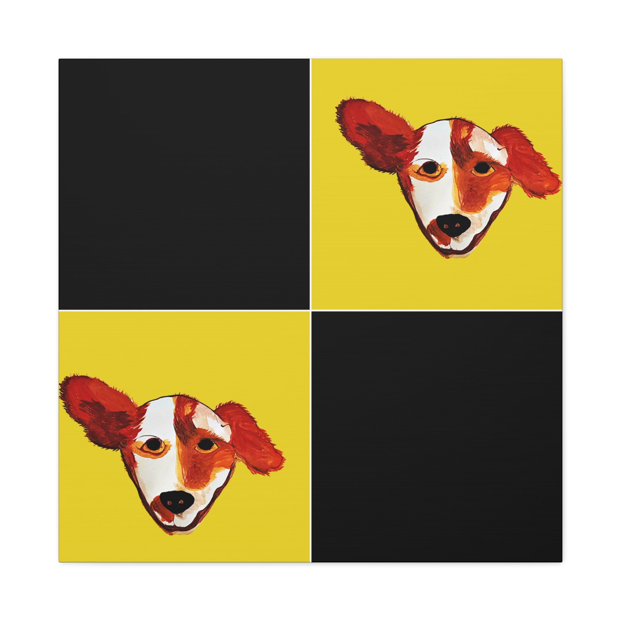 Preppy Pup Matte Canvas