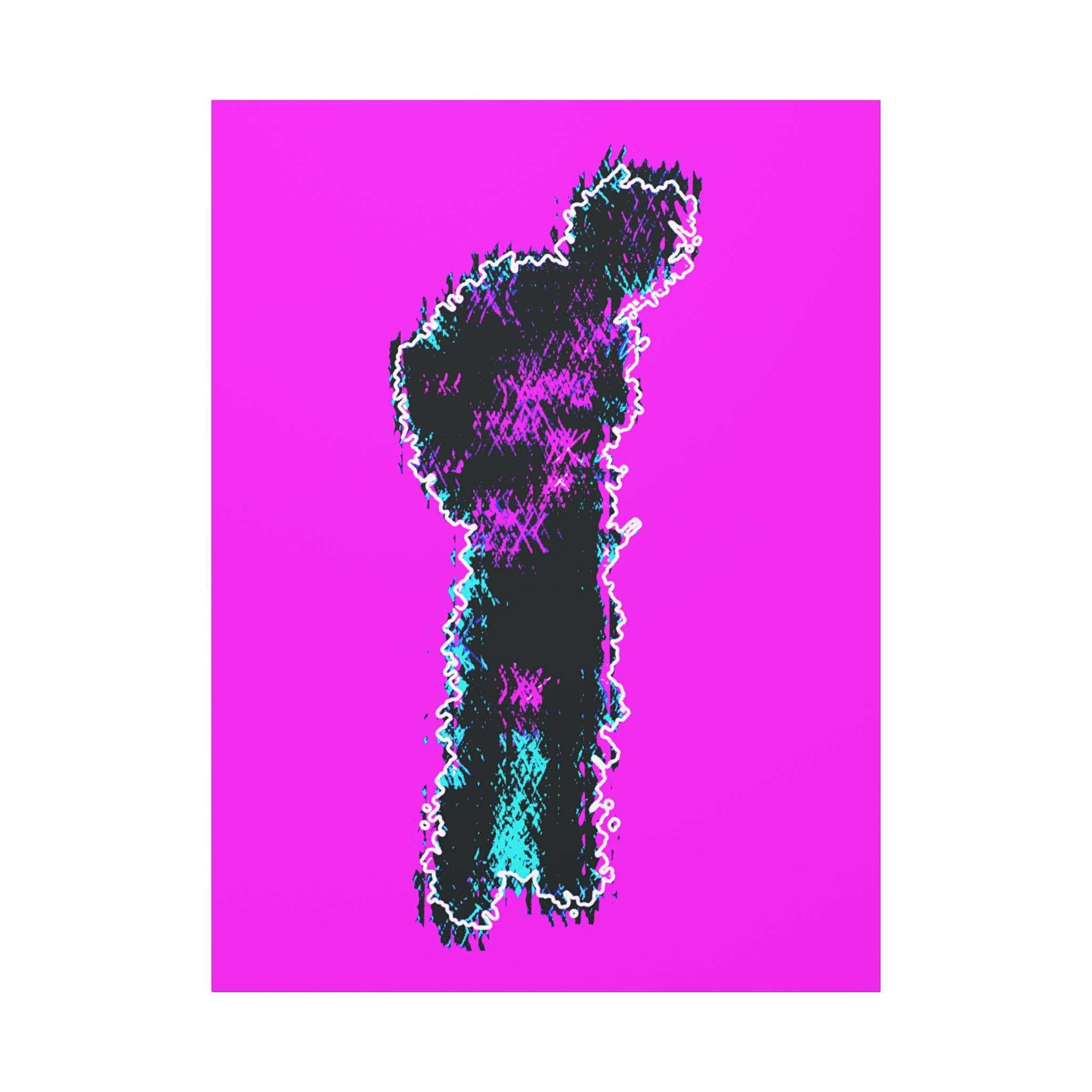 Distorted Matte Canvas