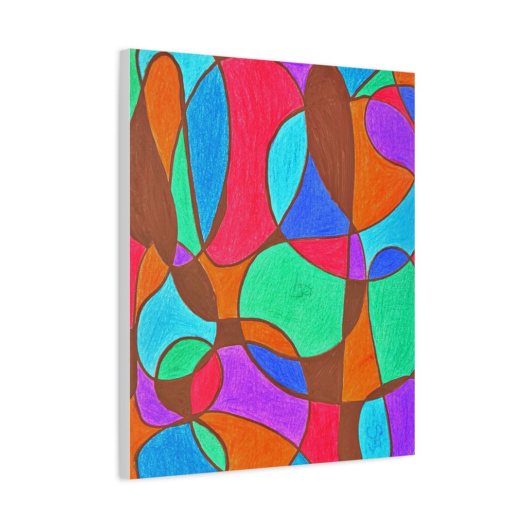 Kaleidoscope Matte Canvas