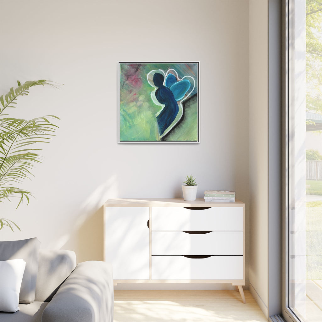 Flit Matte Canvas Print — Framed Wall Art