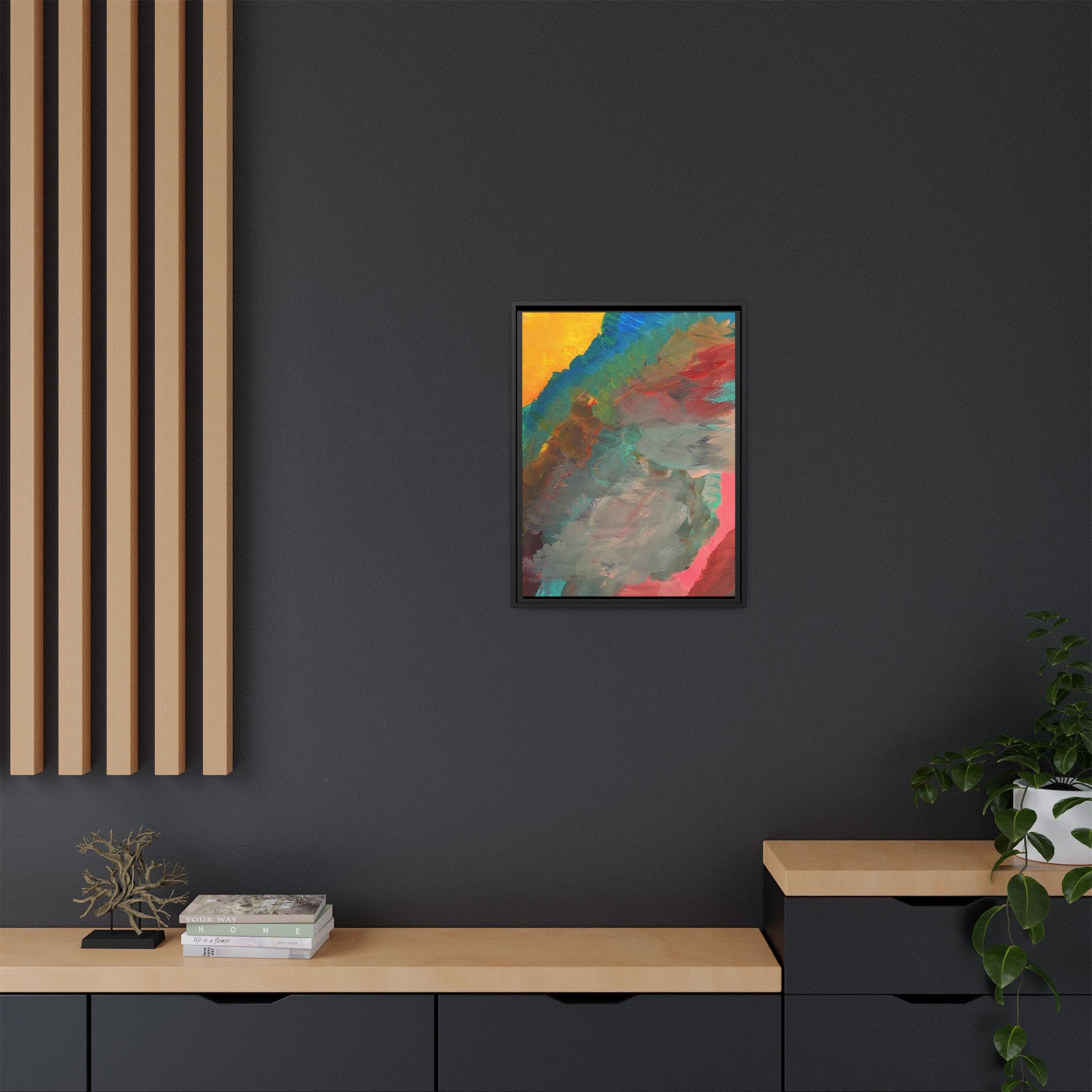 Asunder Matte Canvas Print — Framed Wall Art