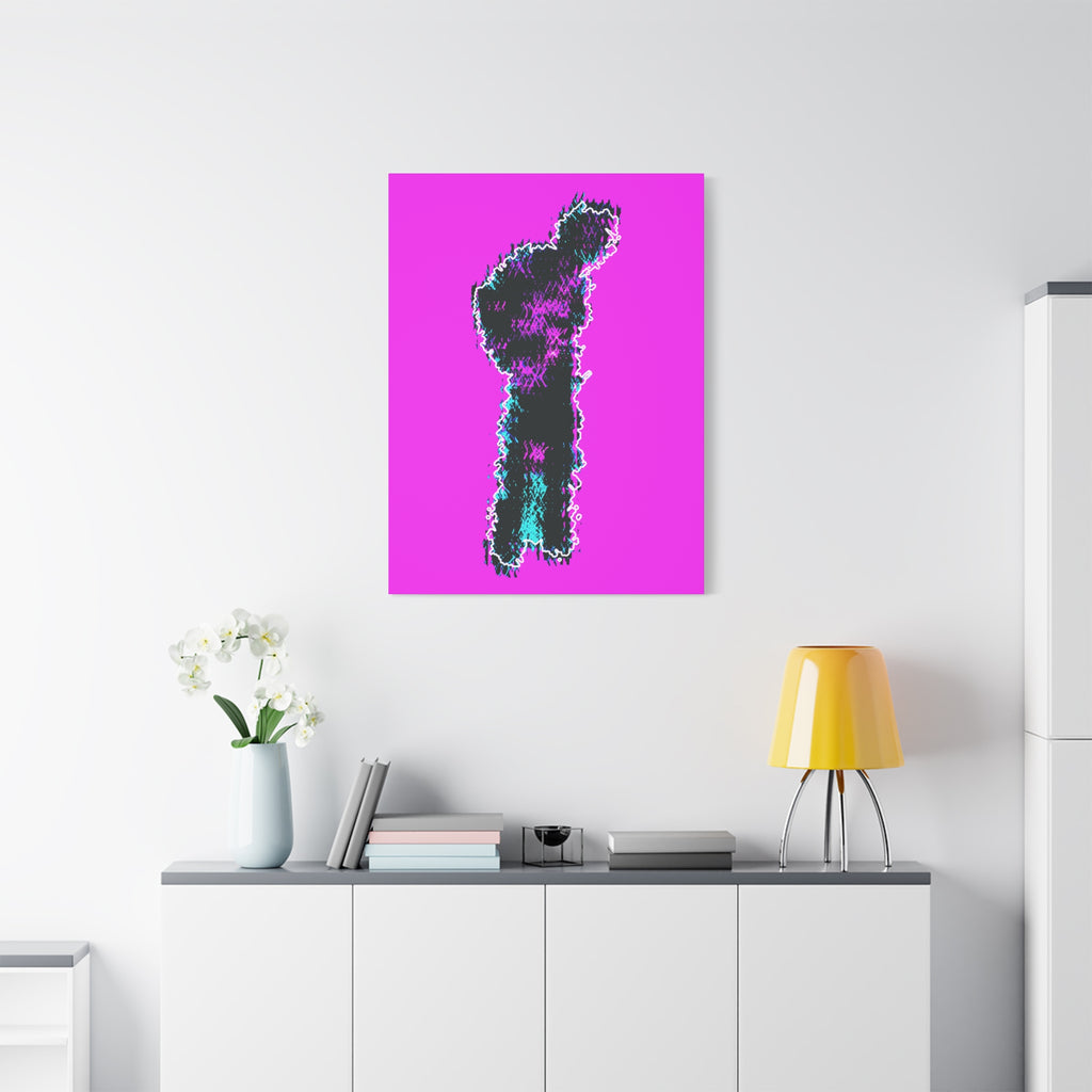 Distorted Matte Canvas