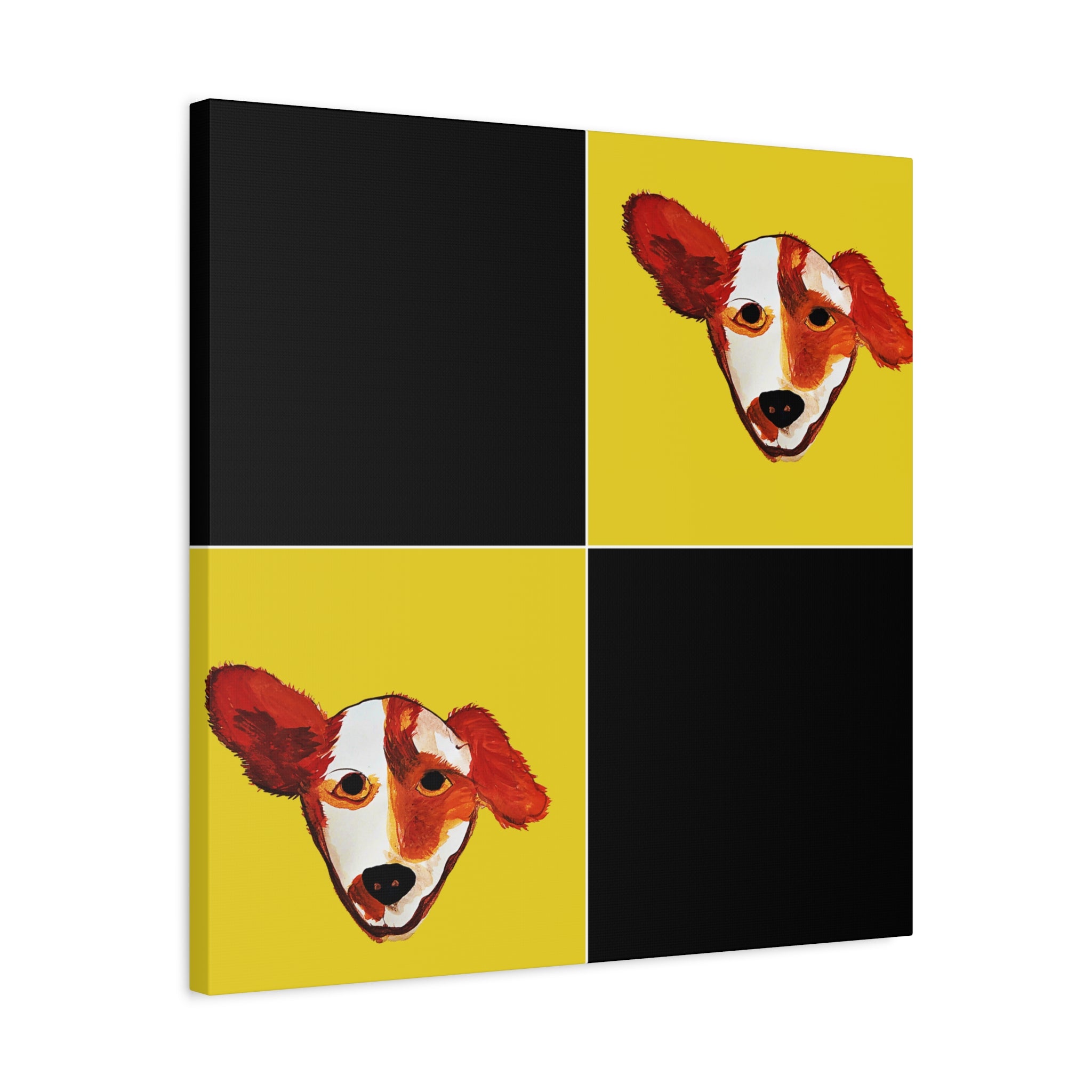 Preppy Pup Matte Canvas