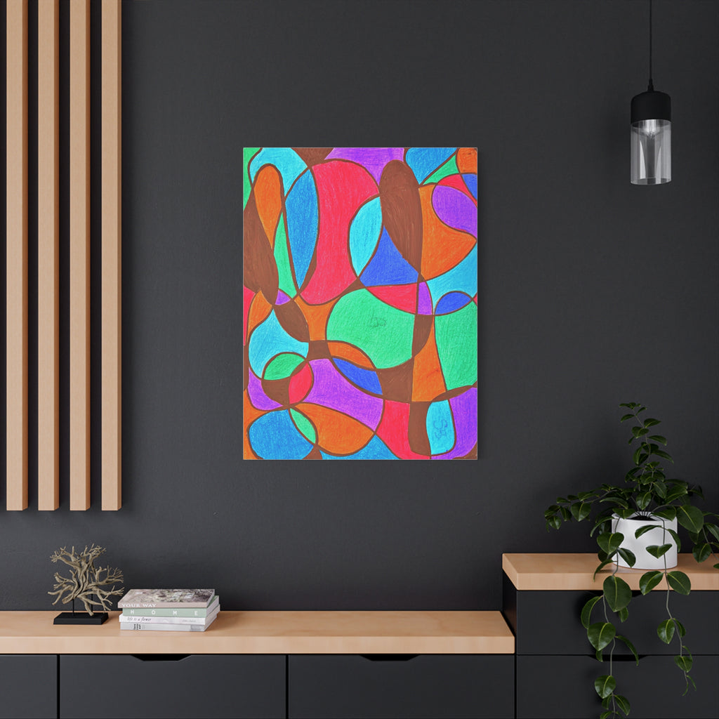 Kaleidoscope Matte Canvas