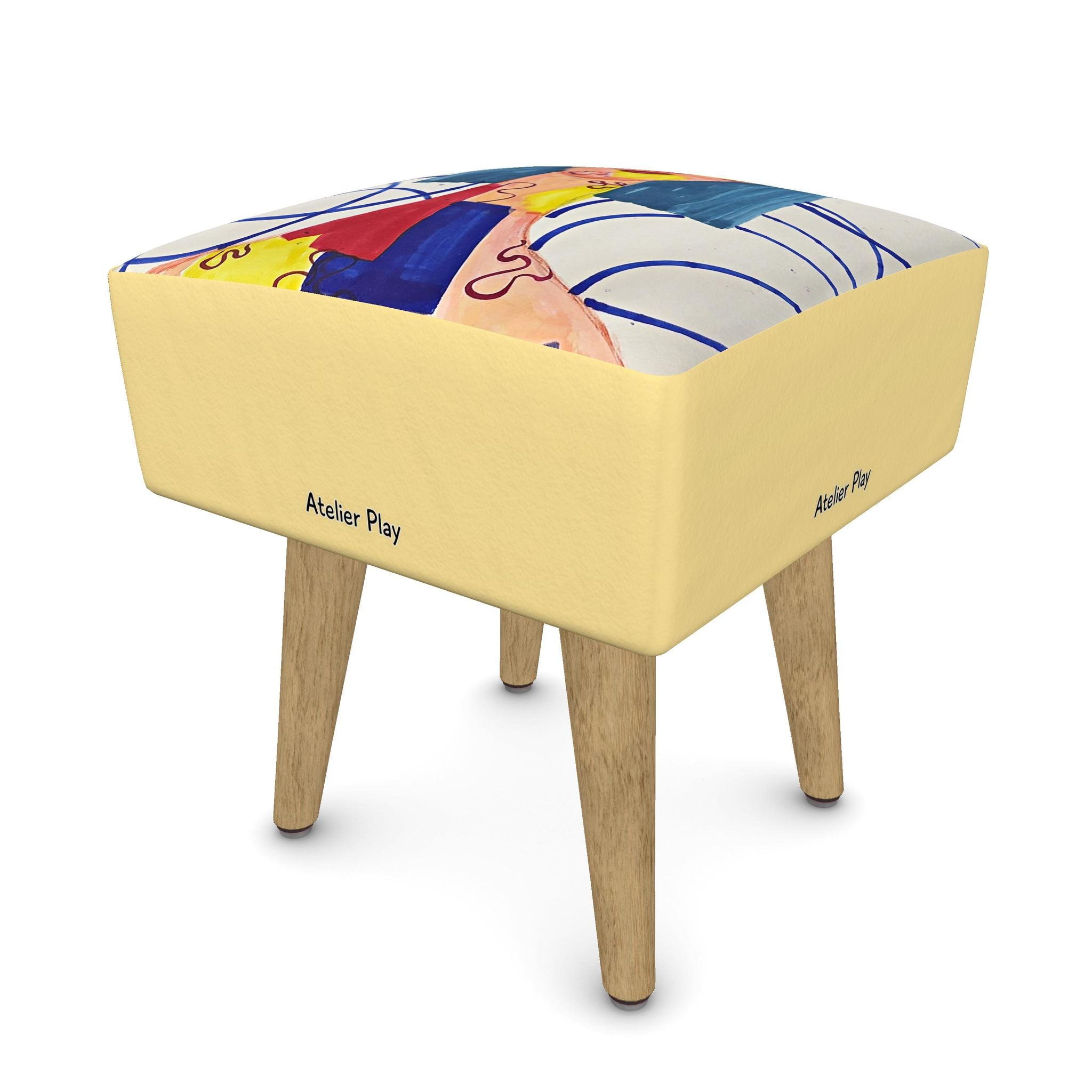 Puzzled Footstool
