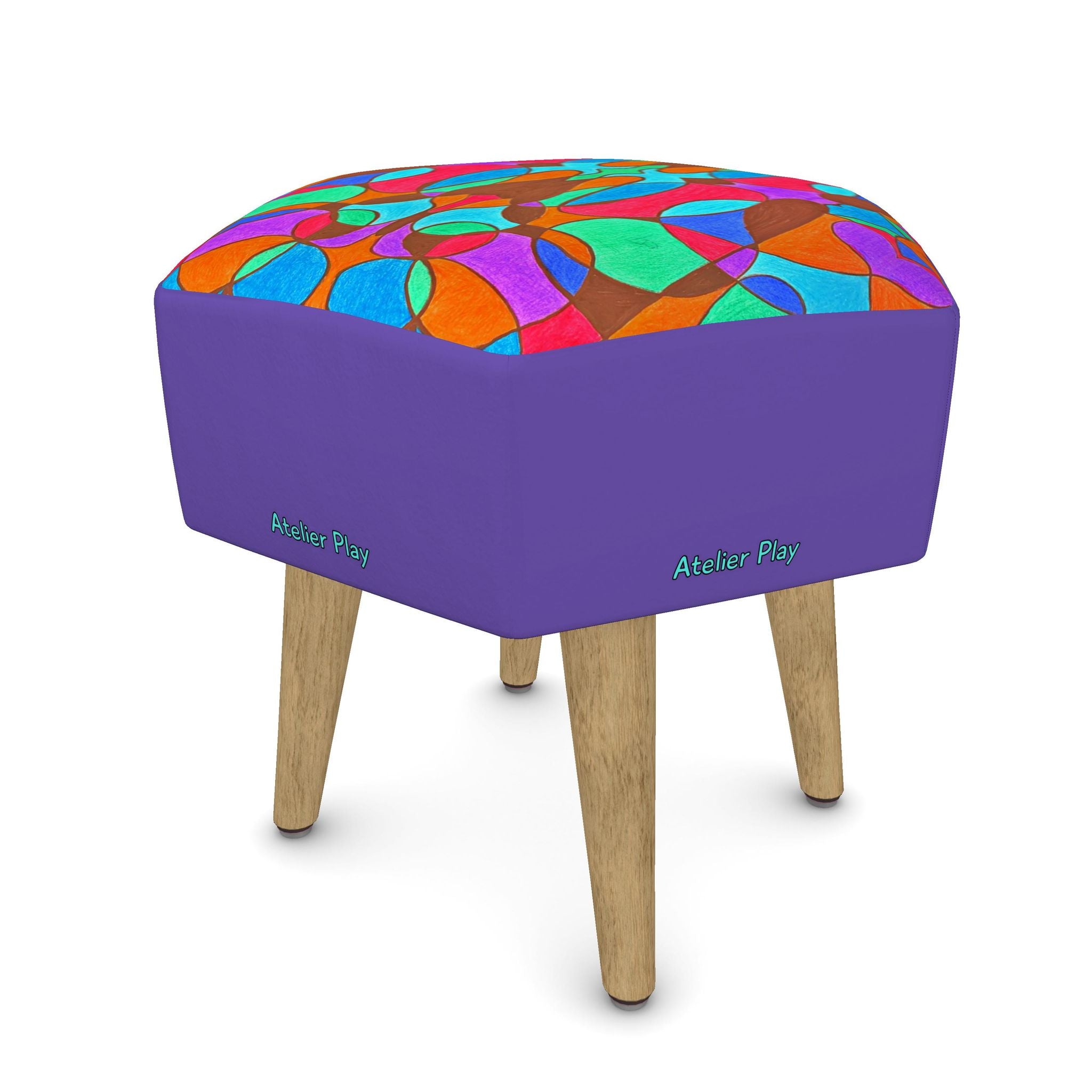 Kaleidoscope Footstool