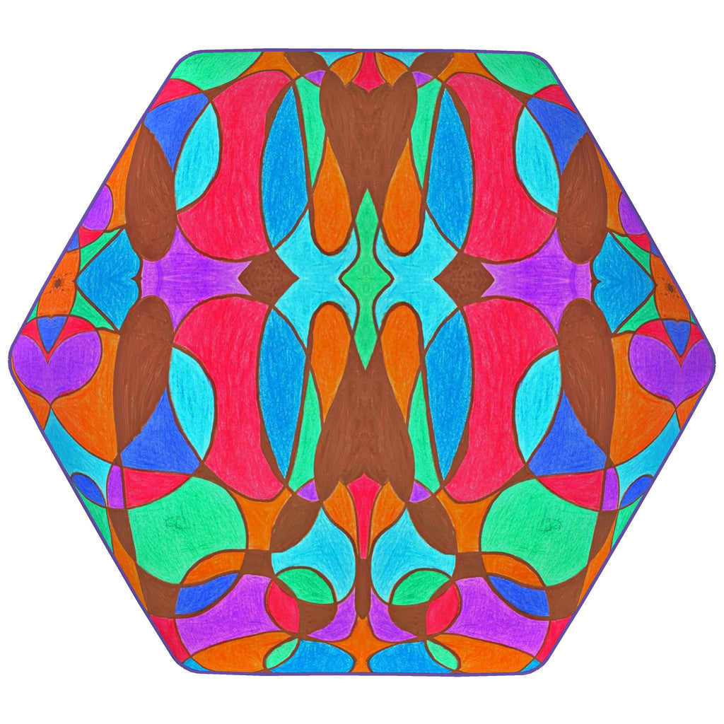 Kaleidoscope Footstool