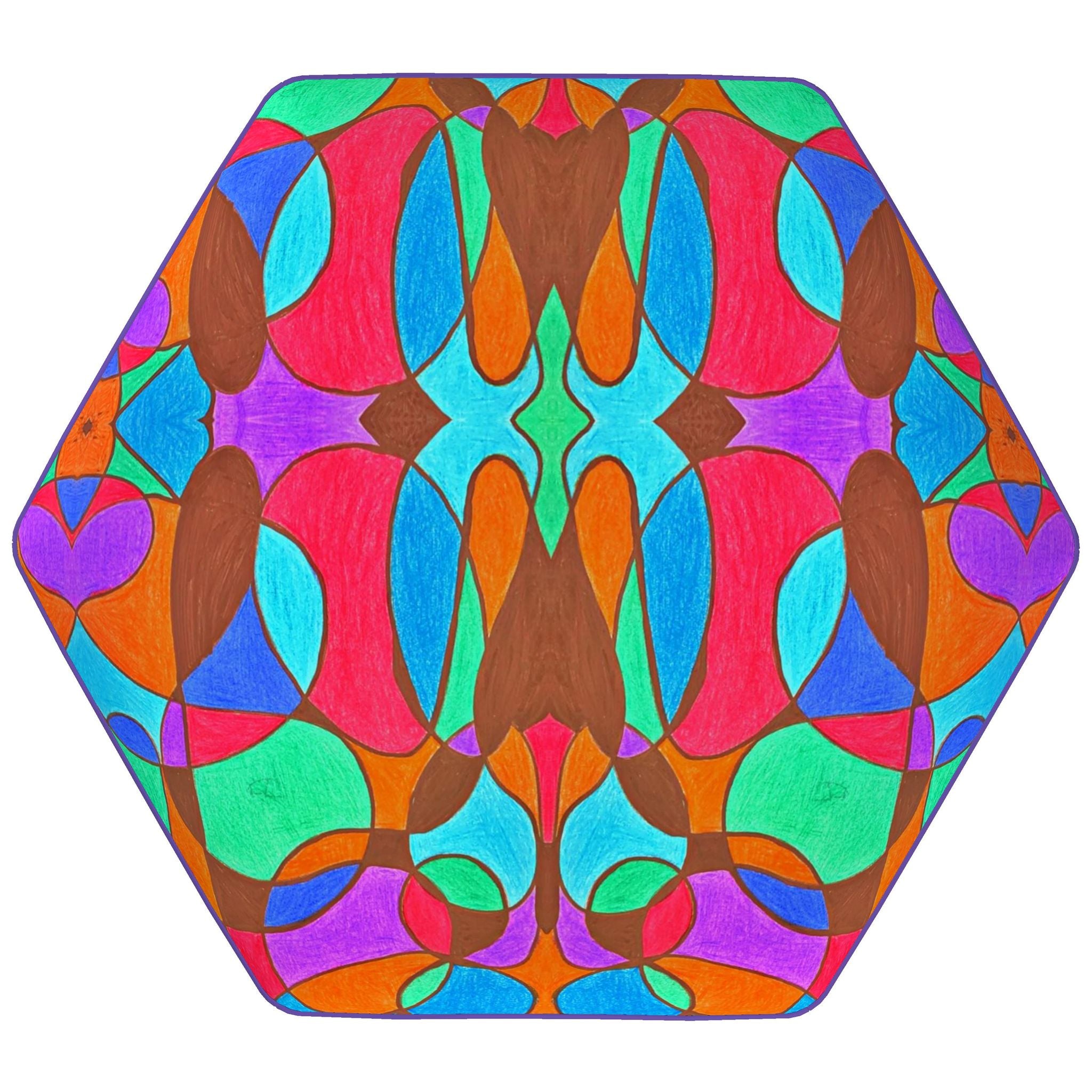 Kaleidoscope Footstool
