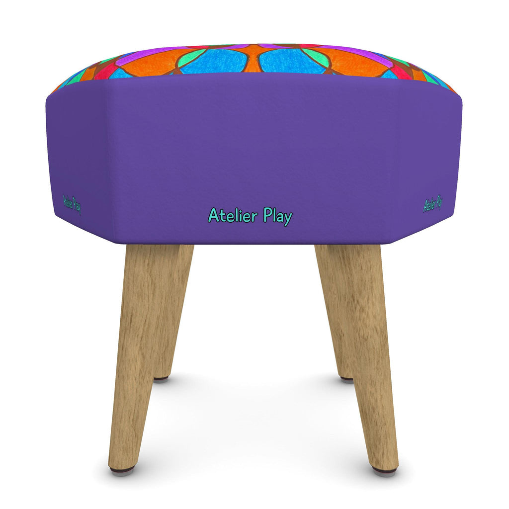 Kaleidoscope Footstool