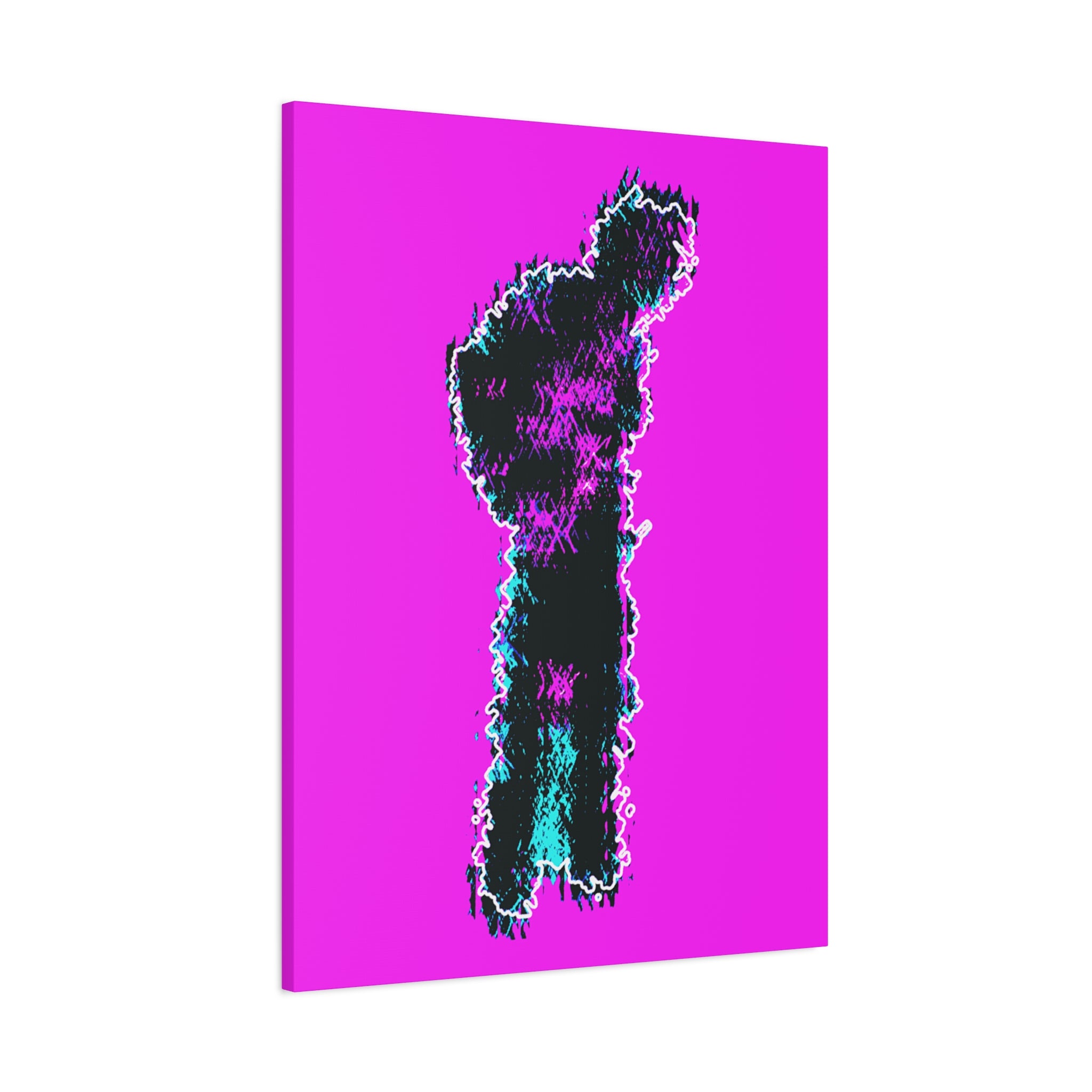Distorted Matte Canvas