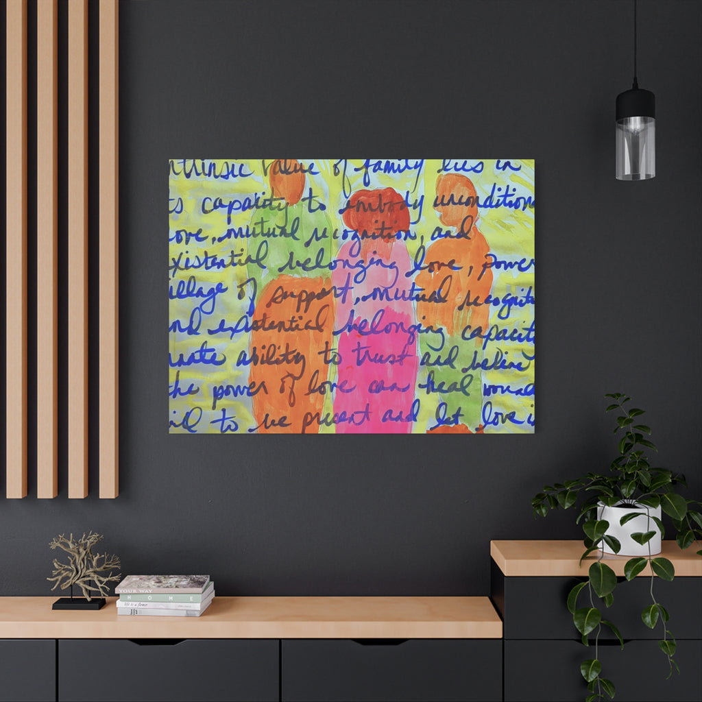 Family Values Matte Canvas
