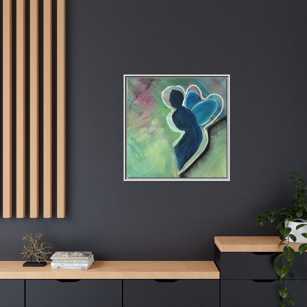 Flit Matte Canvas Print — Framed Wall Art