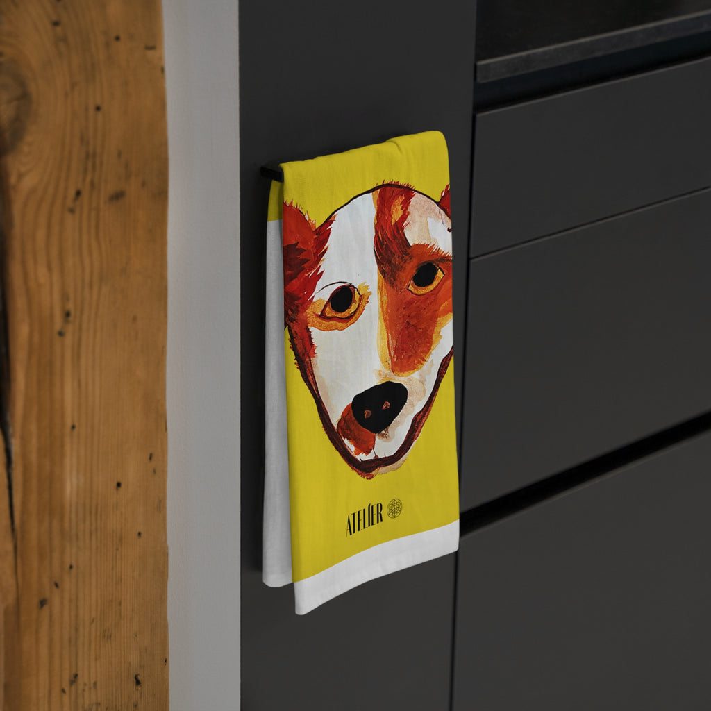 Preppy Pup Tea Towel