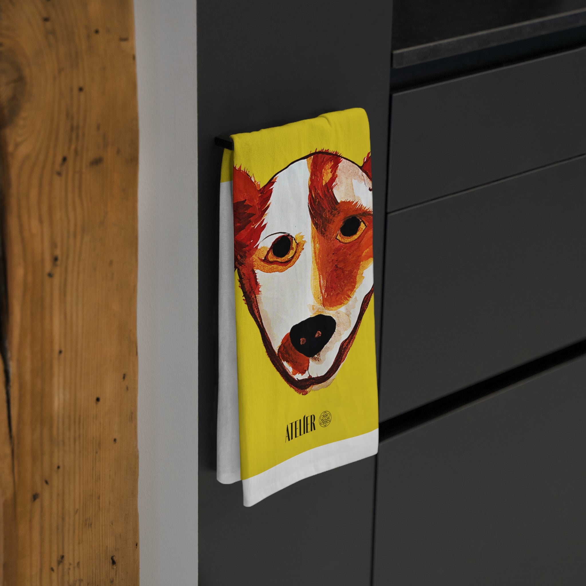 Preppy Pup Tea Towel