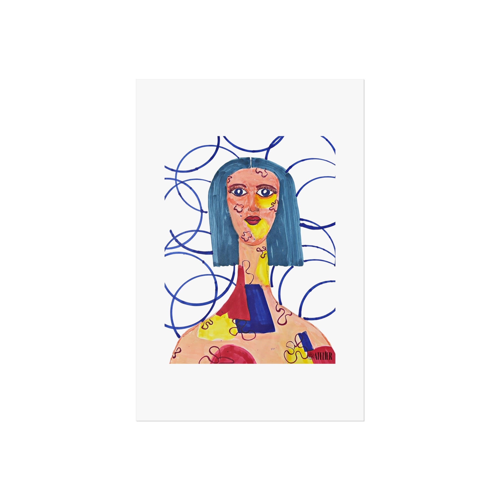 Puzzled Poster