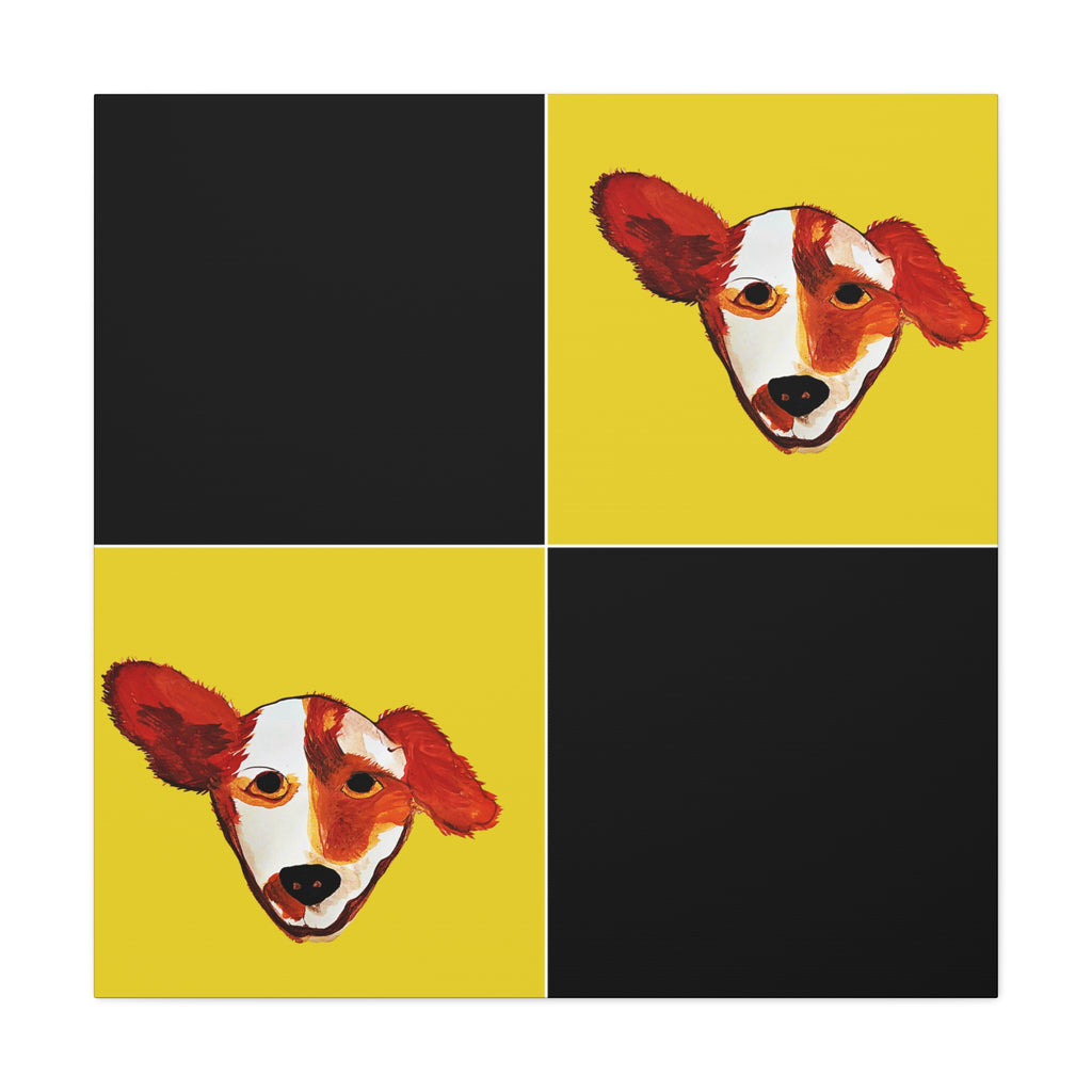 Preppy Pup Matte Canvas