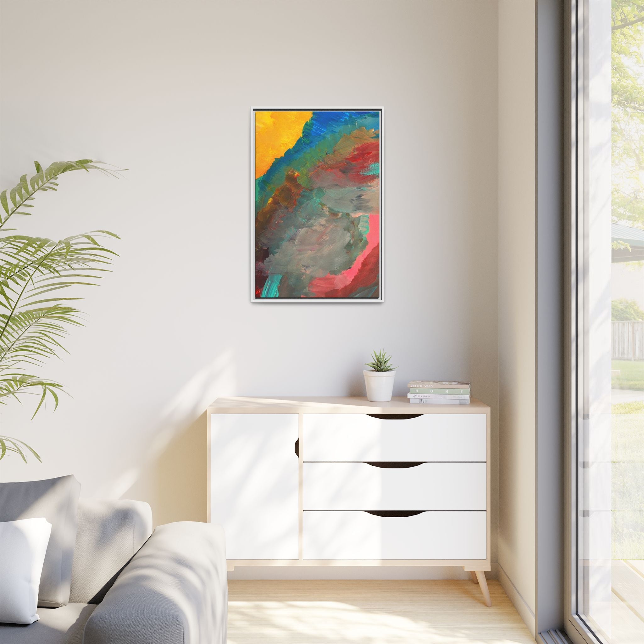 Asunder Matte Canvas Print — Framed Wall Art