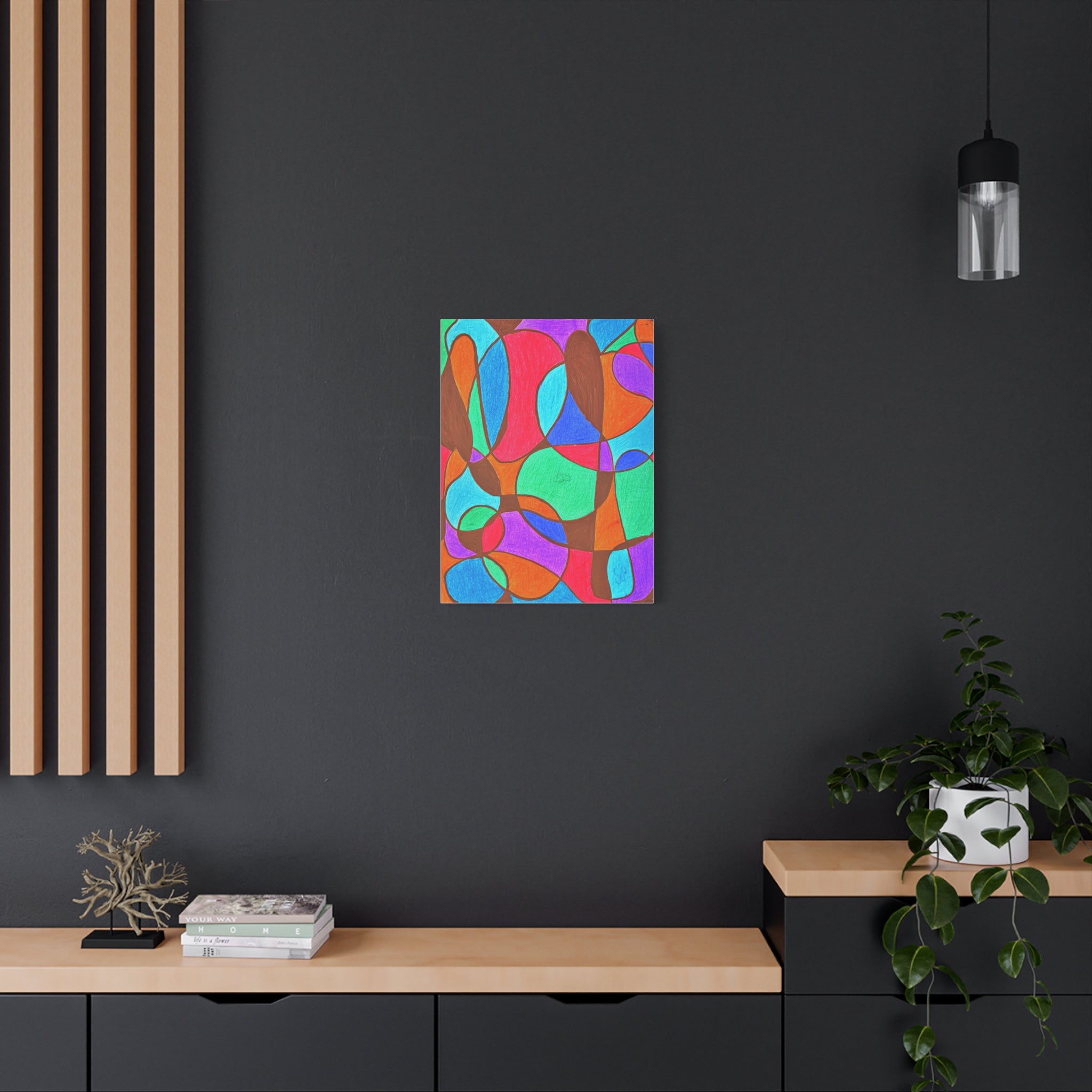 Kaleidoscope Matte Canvas
