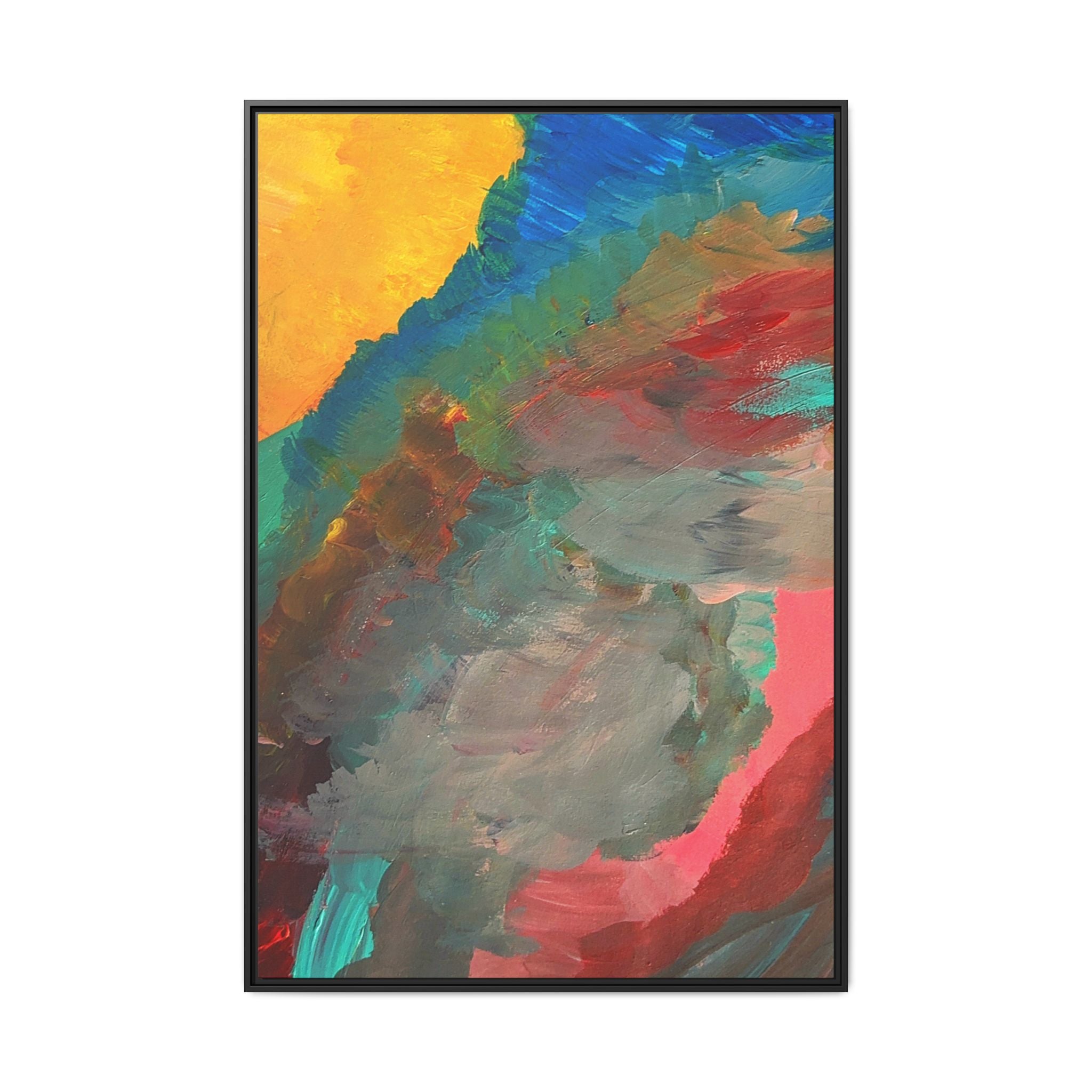 Asunder Matte Canvas Print — Framed Wall Art