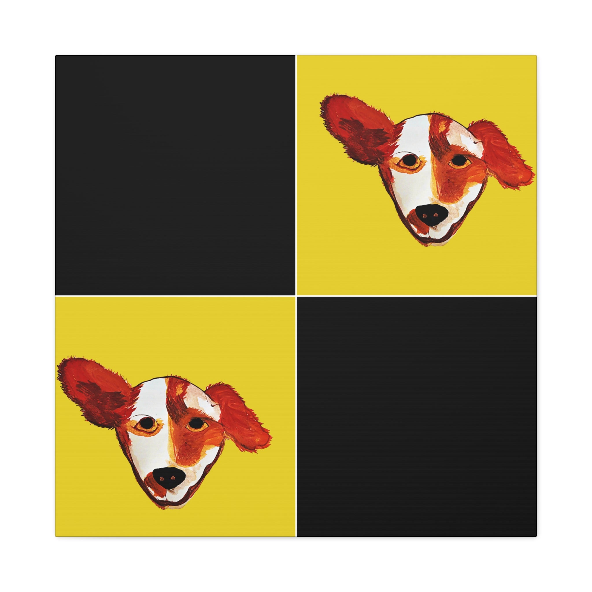 Preppy Pup Matte Canvas