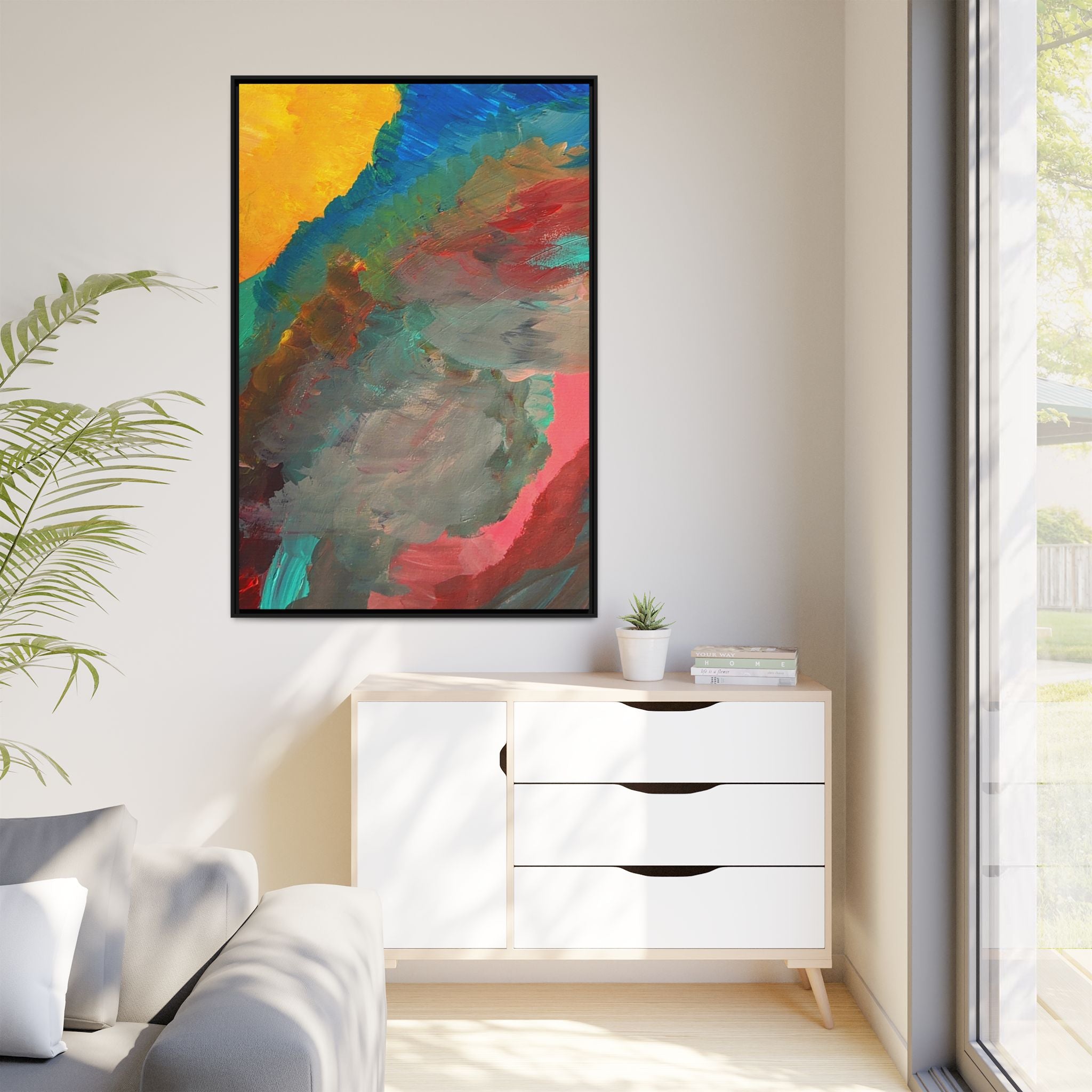 Asunder Matte Canvas Print — Framed Wall Art