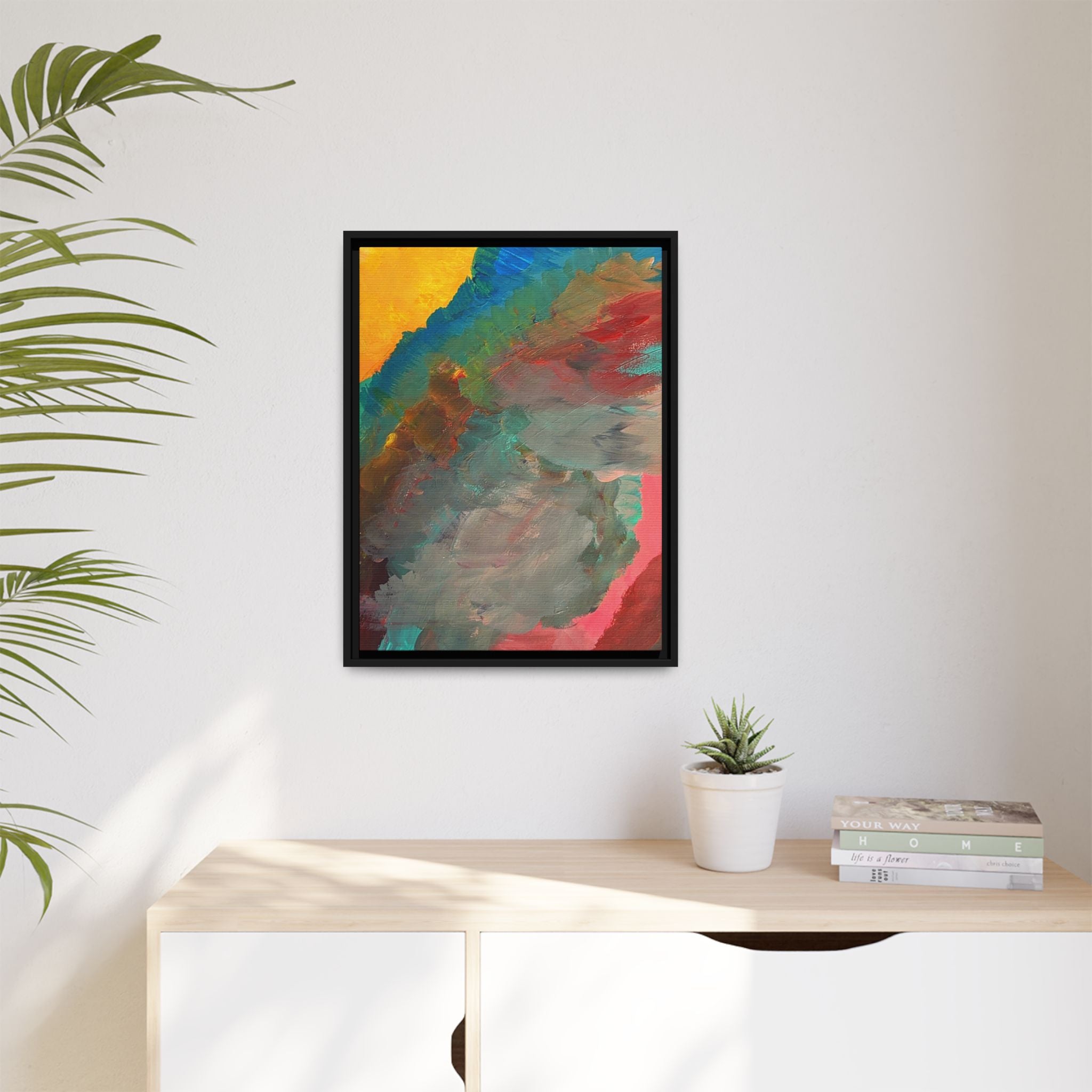 Asunder Matte Canvas Print — Framed Wall Art