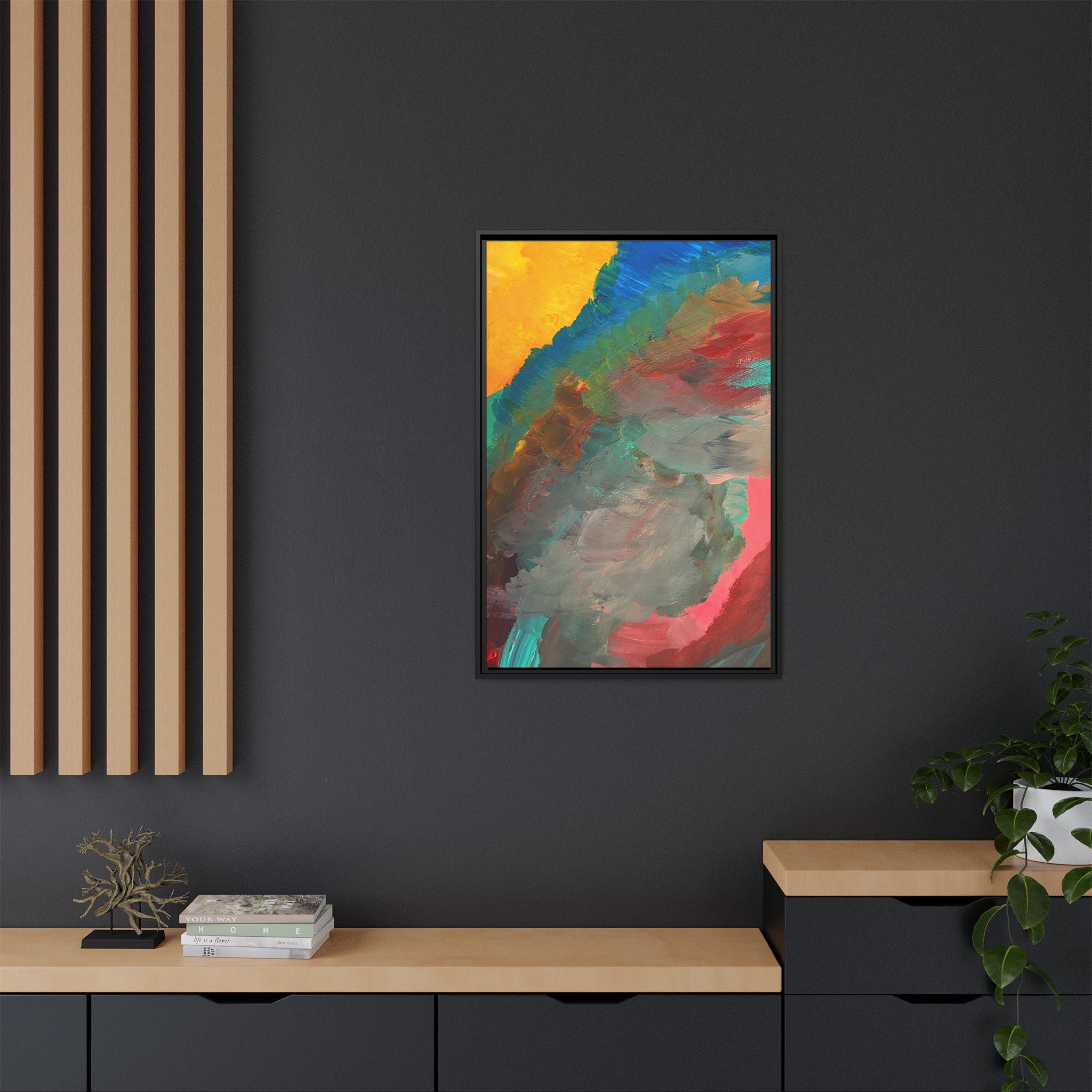Asunder Matte Canvas Print — Framed Wall Art