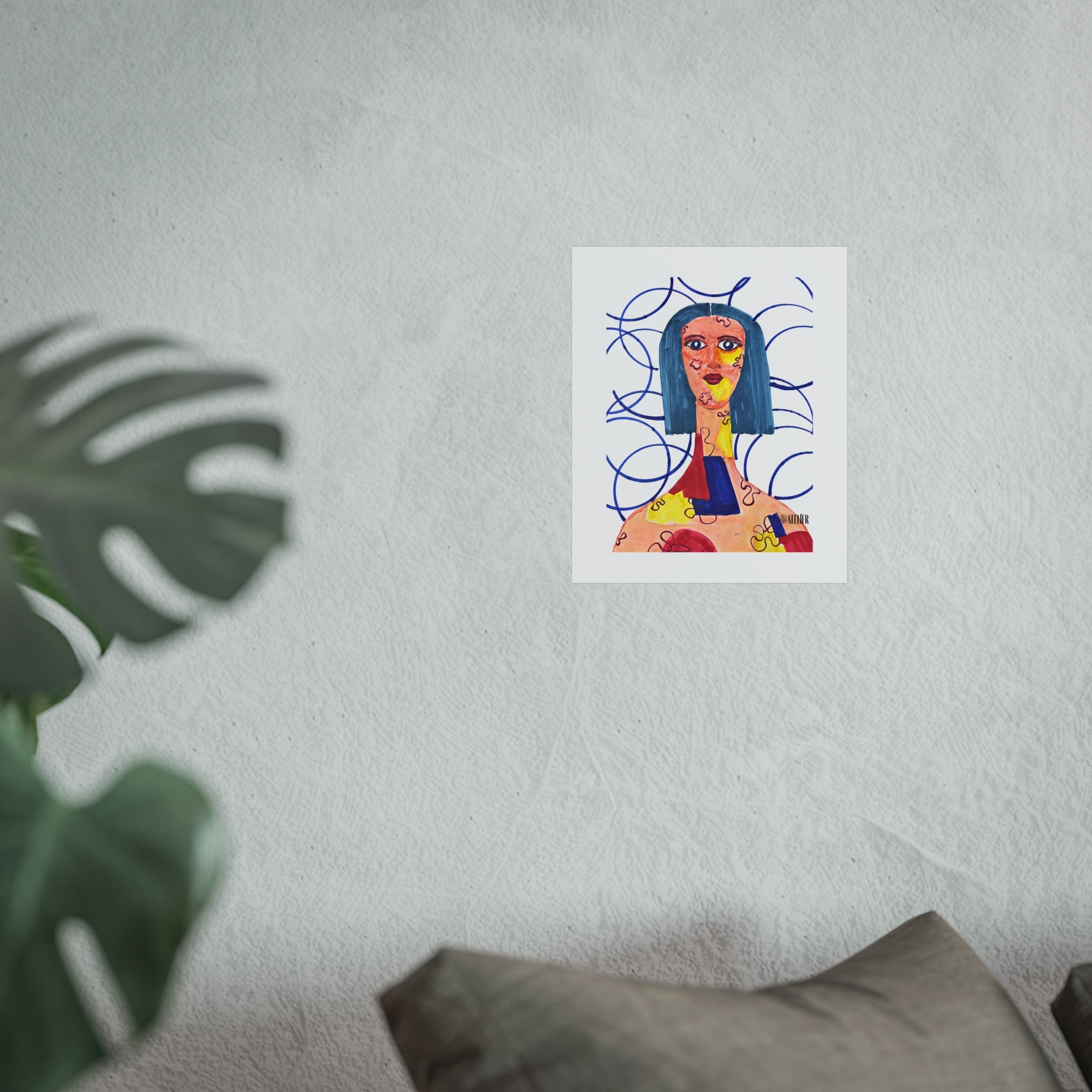 Puzzled Poster
