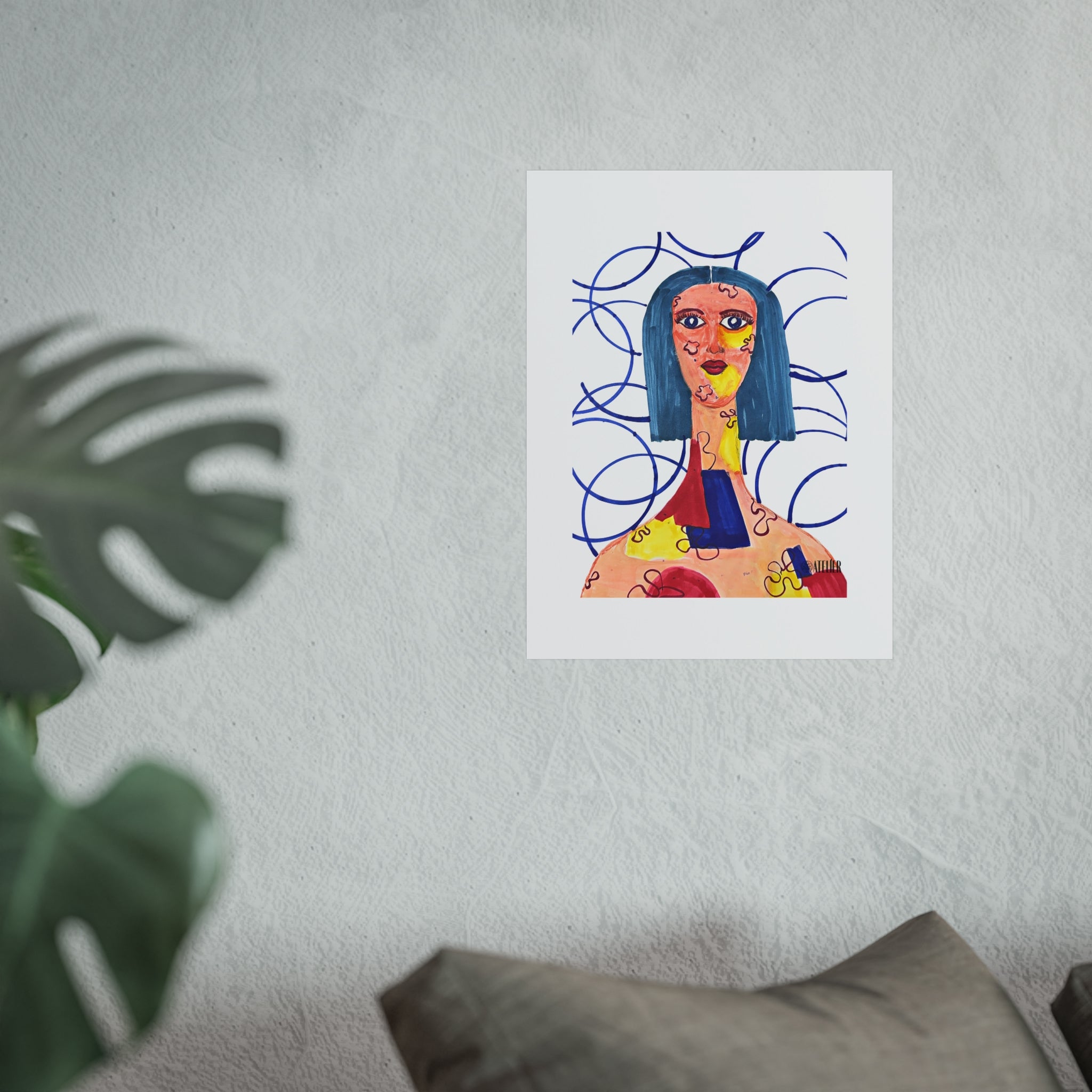 Puzzled Poster