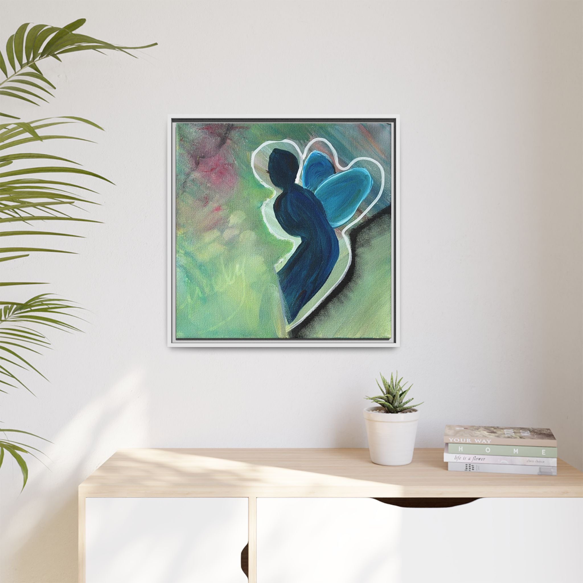 Flit Matte Canvas Print — Framed Wall Art